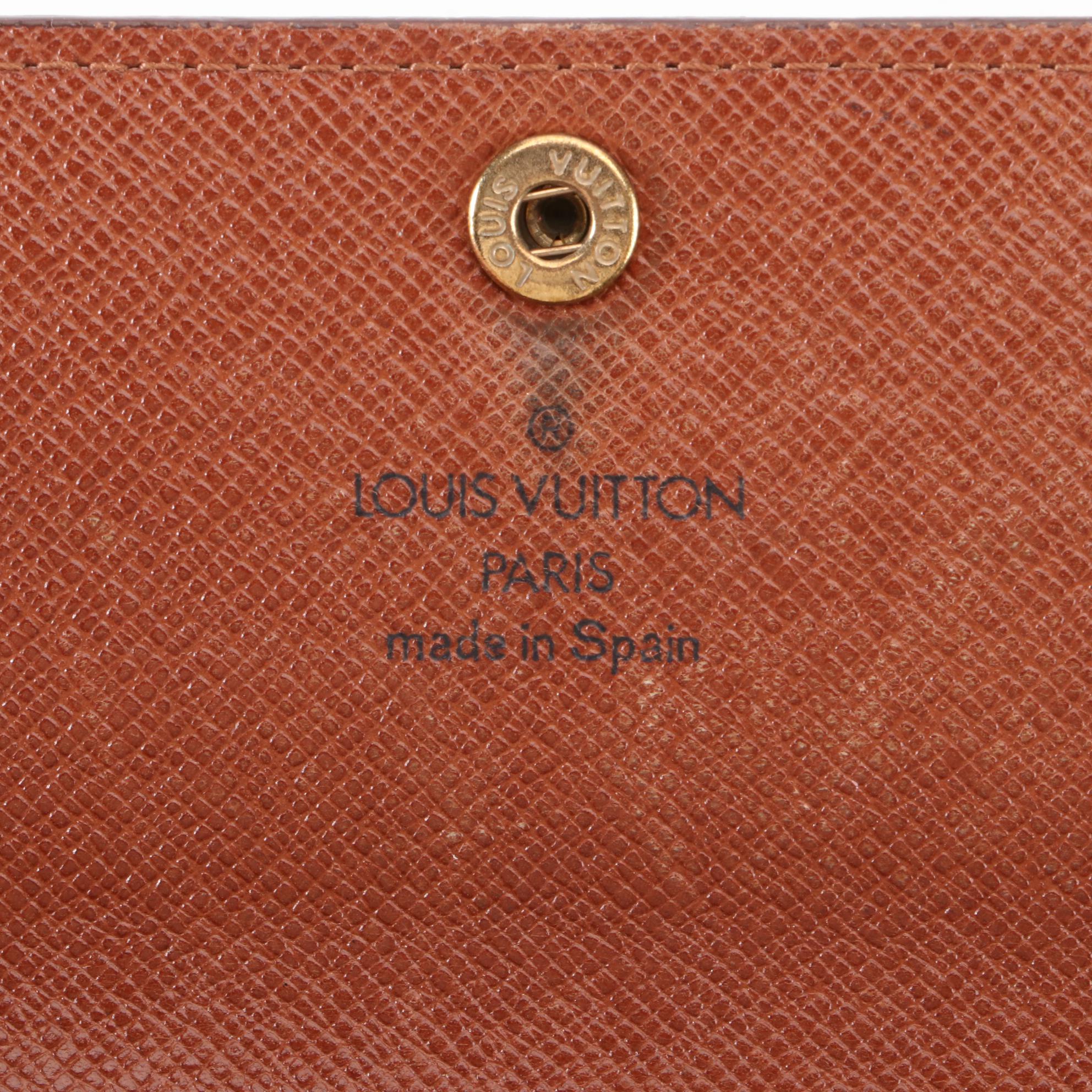 Louis Vuitton Sarah Wallet in Monogram Canvas