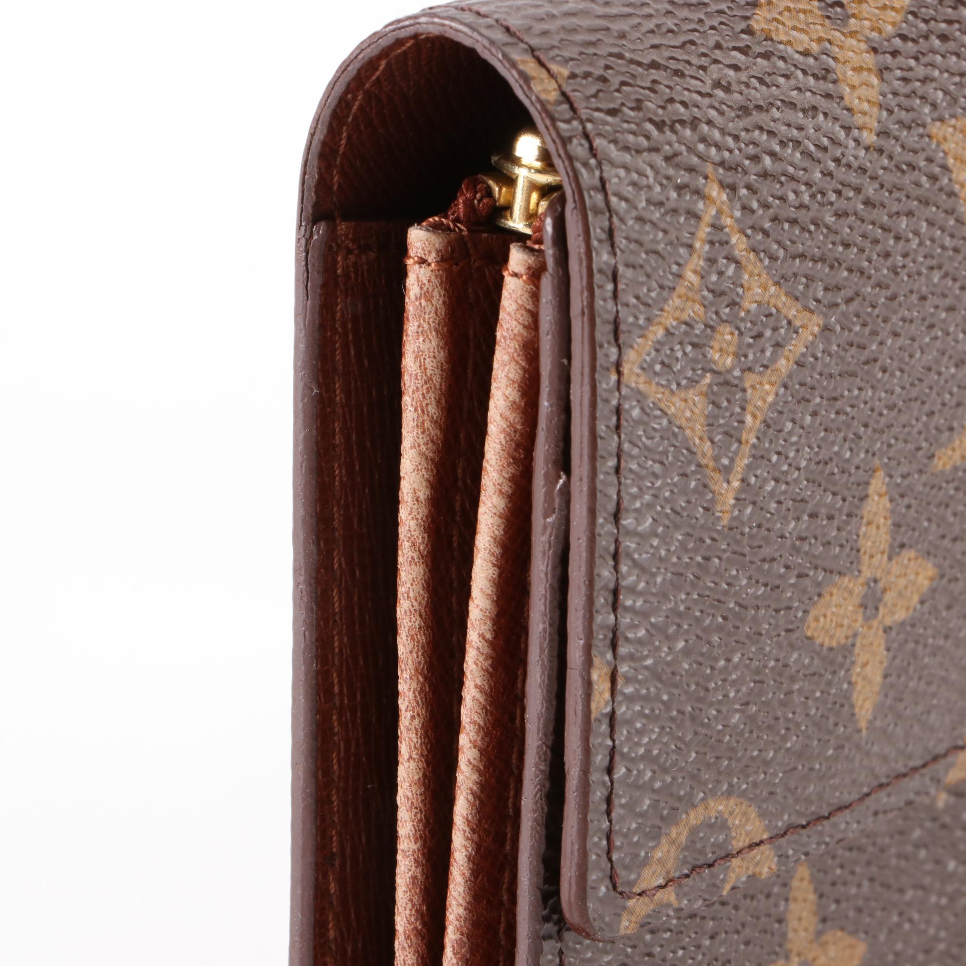 Louis Vuitton Sarah Wallet in Monogram Canvas