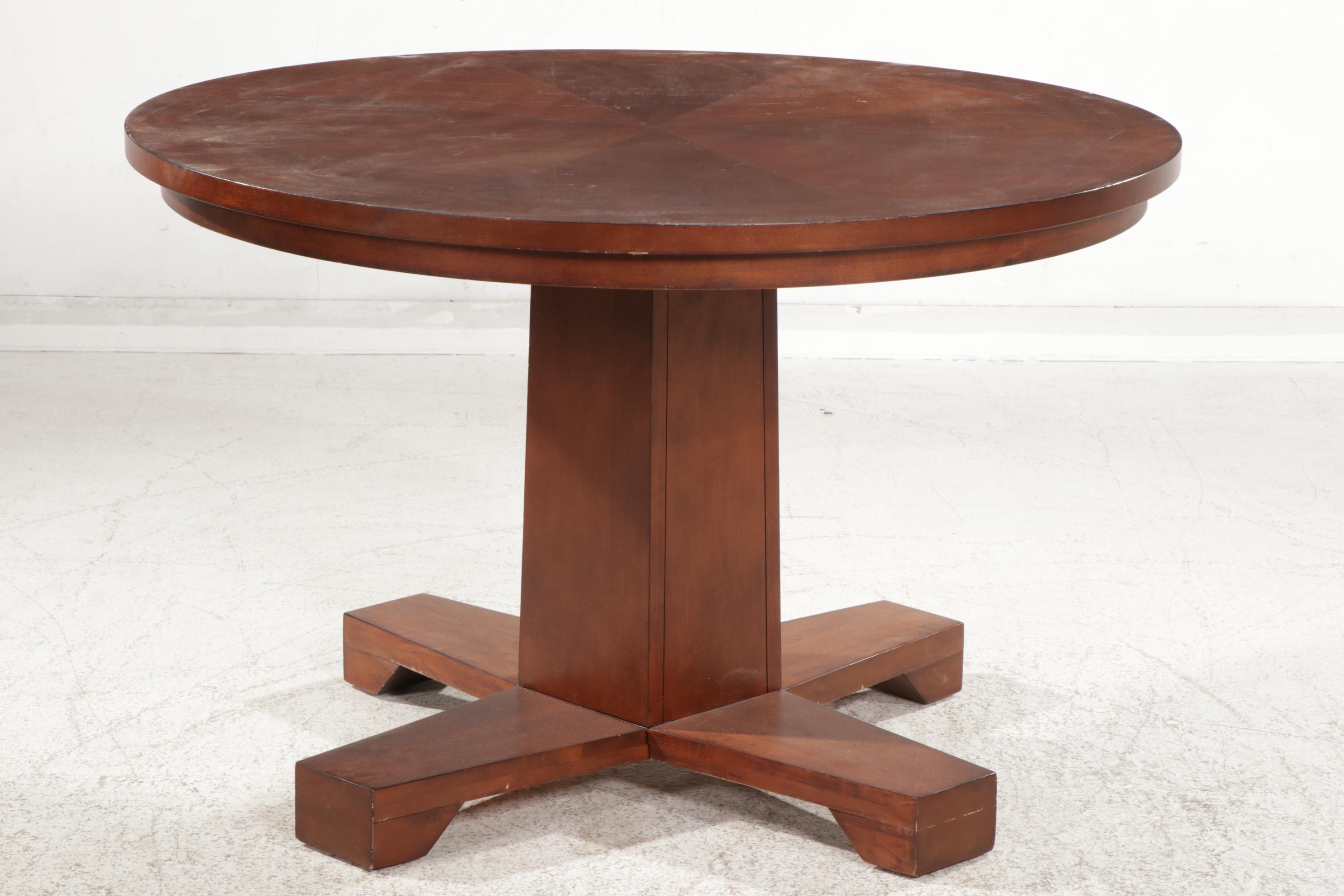 American Heritage Convertible Poker Table and Four Adjustable Rolling Armchairs