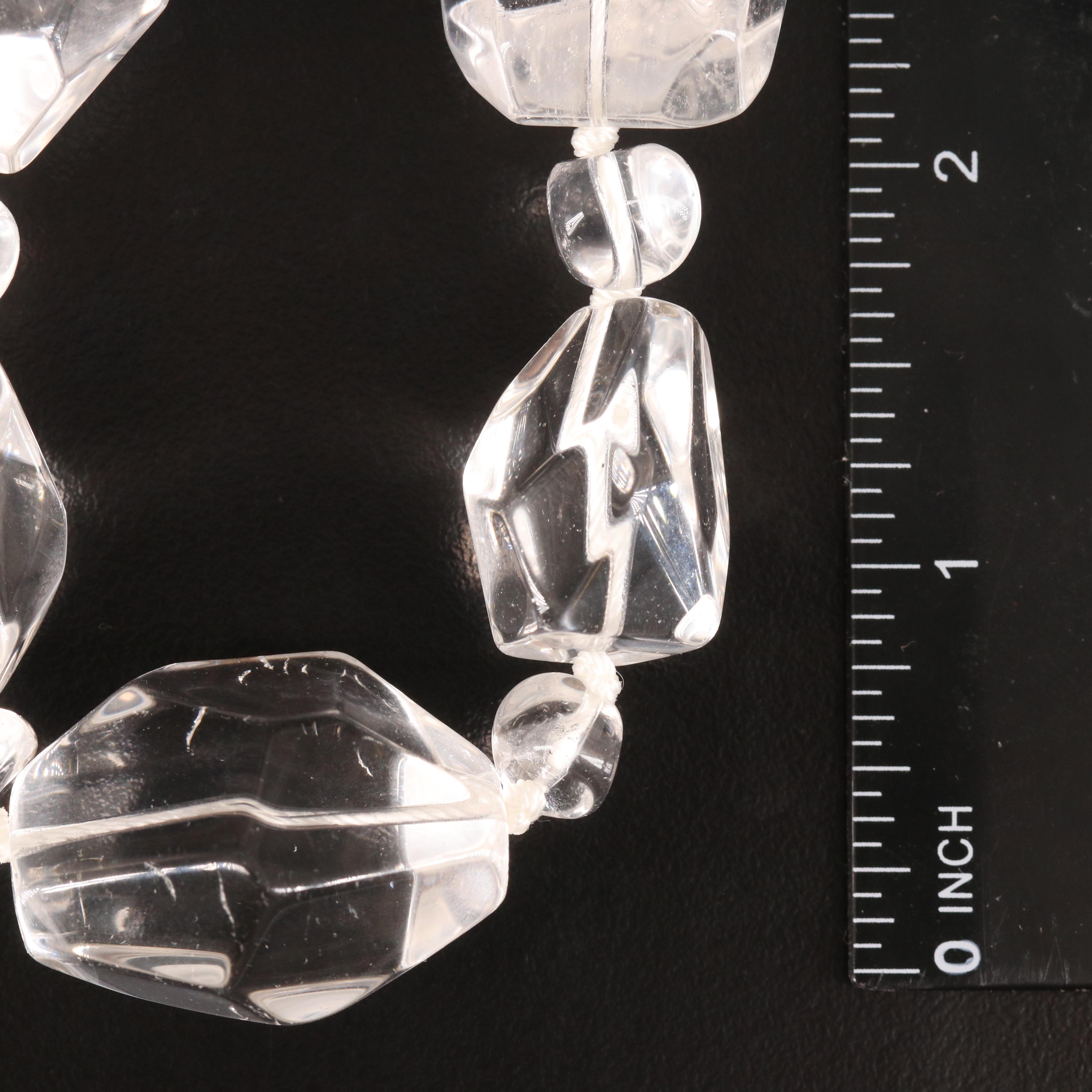 Sterling Quartz Necklace