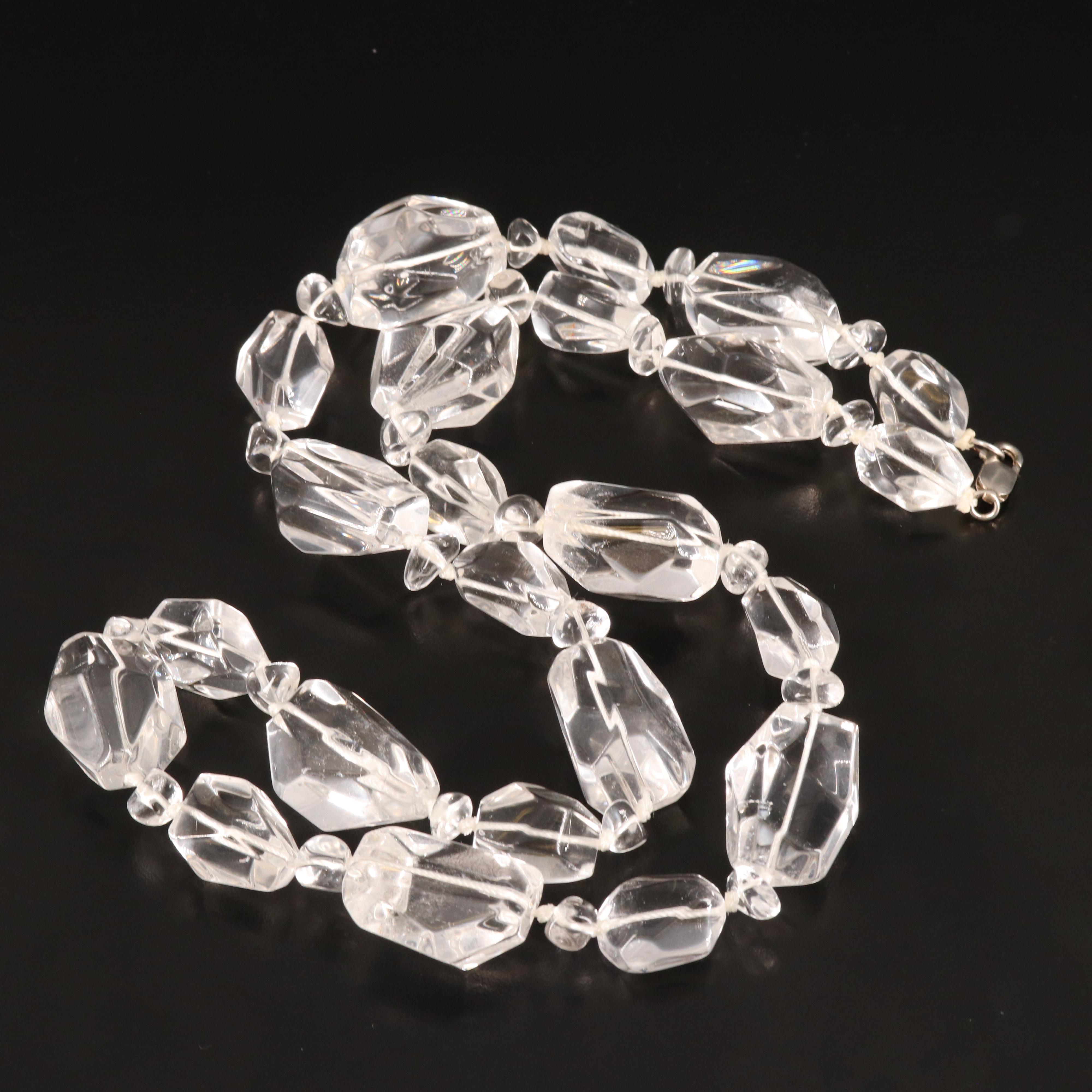 Sterling Quartz Necklace