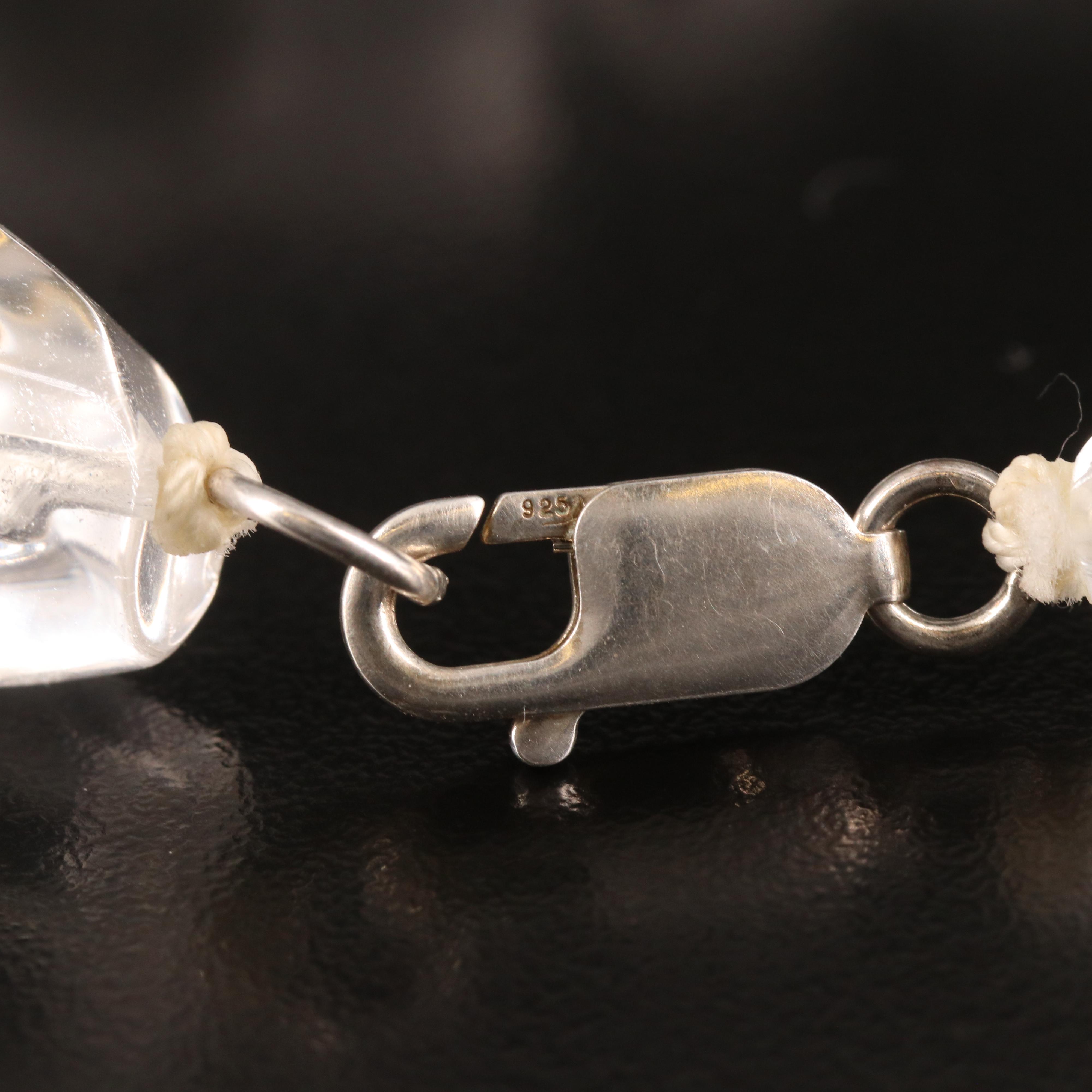 Sterling Quartz Necklace
