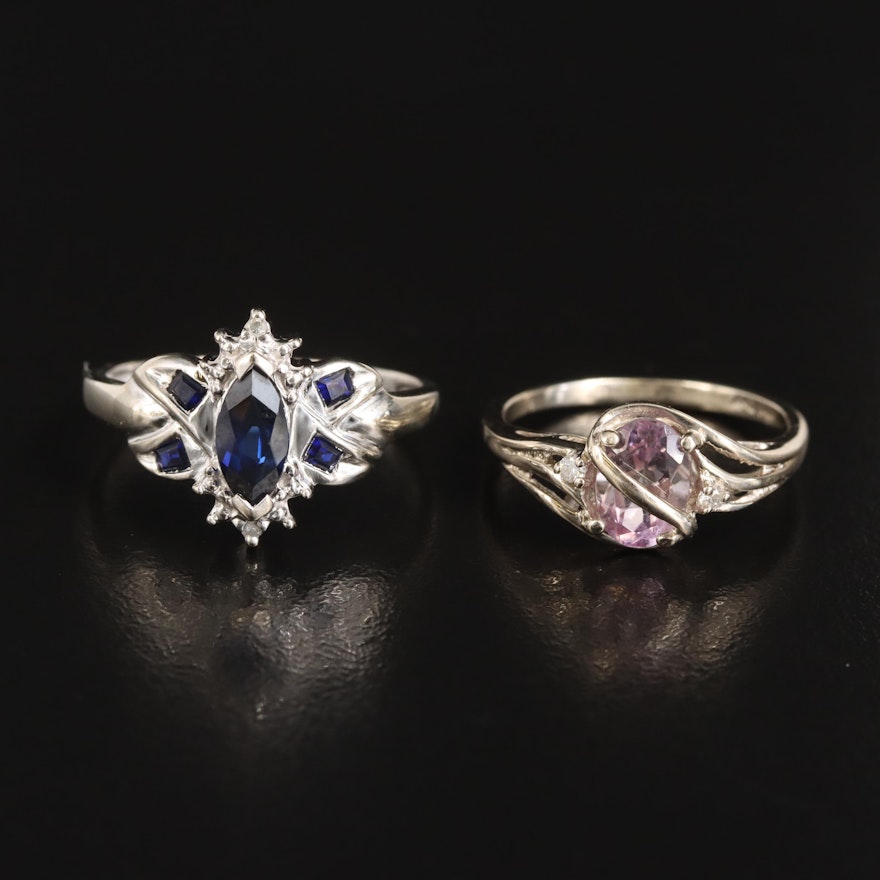 10K and 14K Rings Includes Sapphire, Amethyst and Diamond