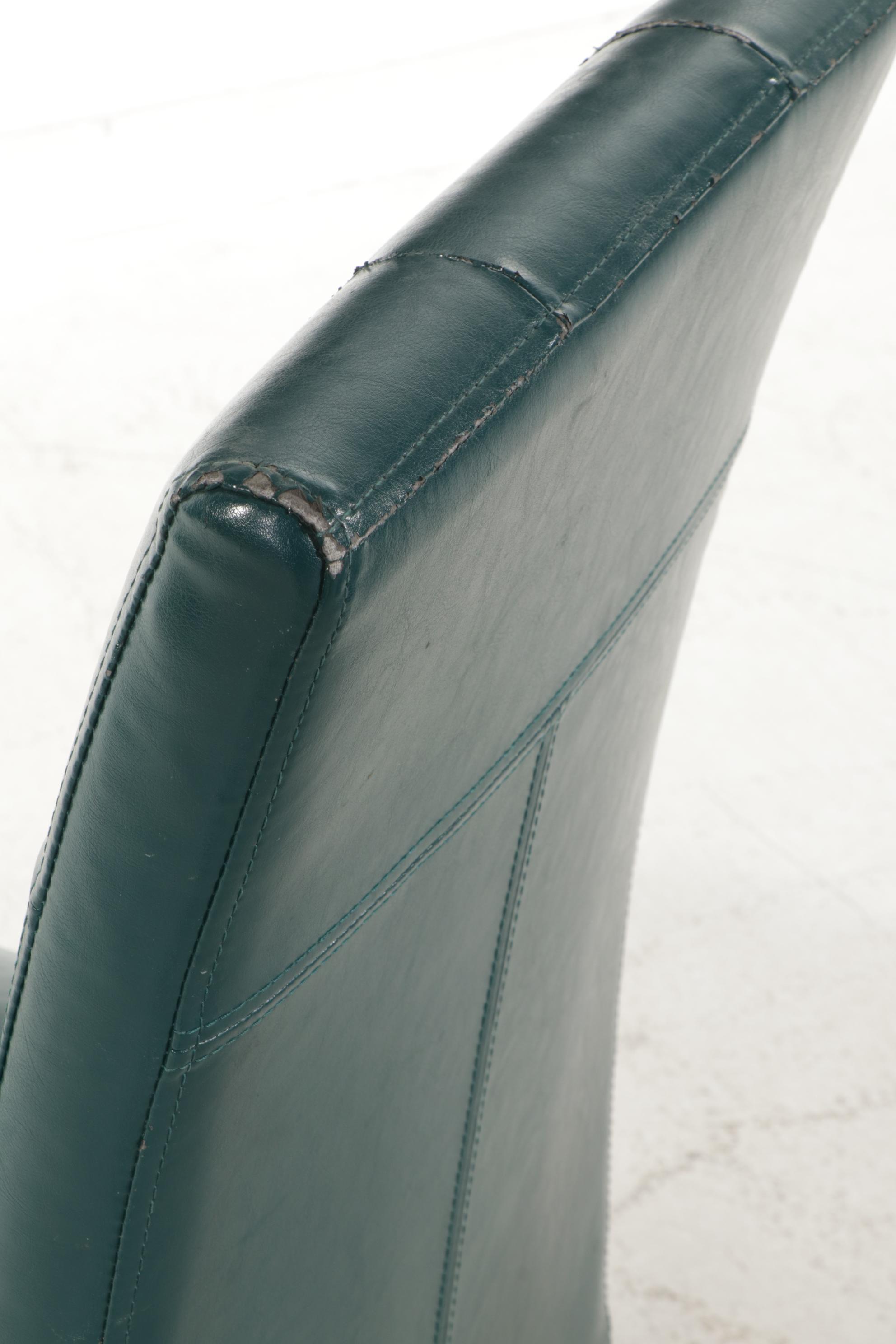 Round Glass Top Dining Table with Four Pier 1 Chairs