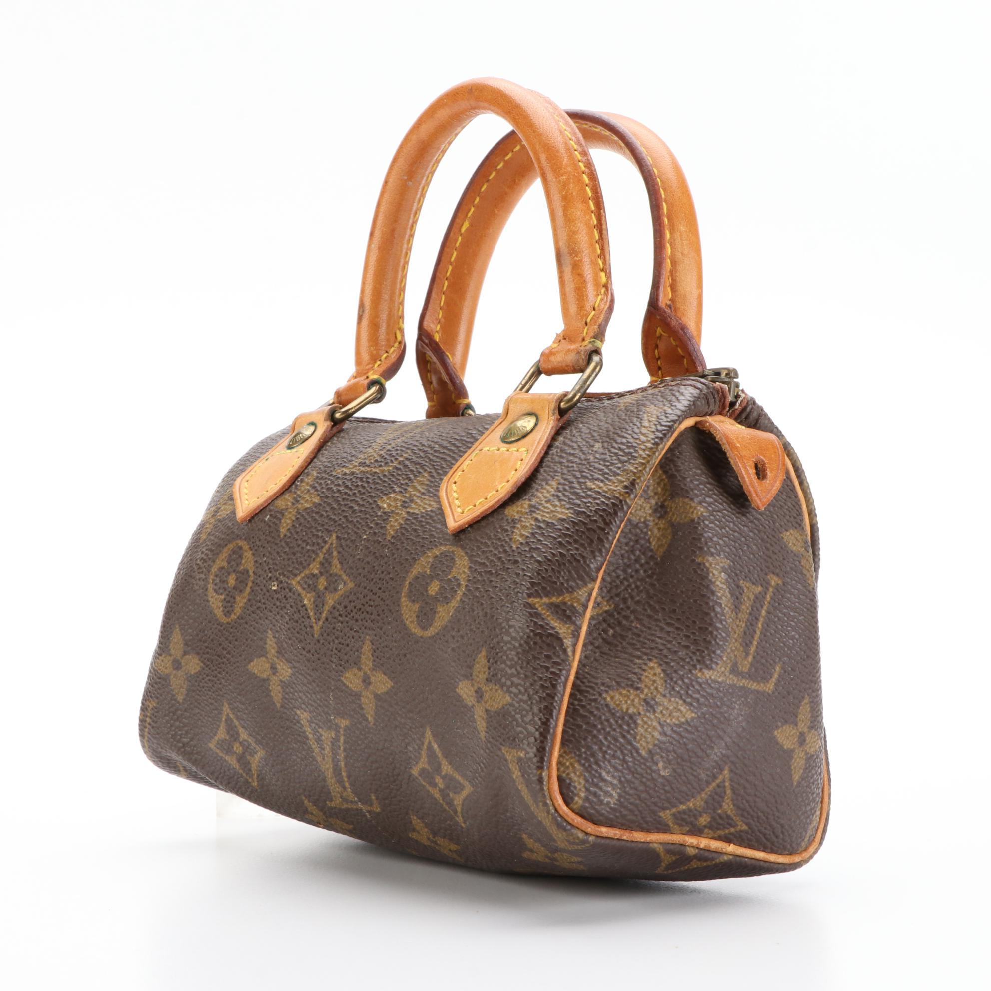 Louis Vuitton Mini Sac HL in Monogram Canvas and Vachetta Leather