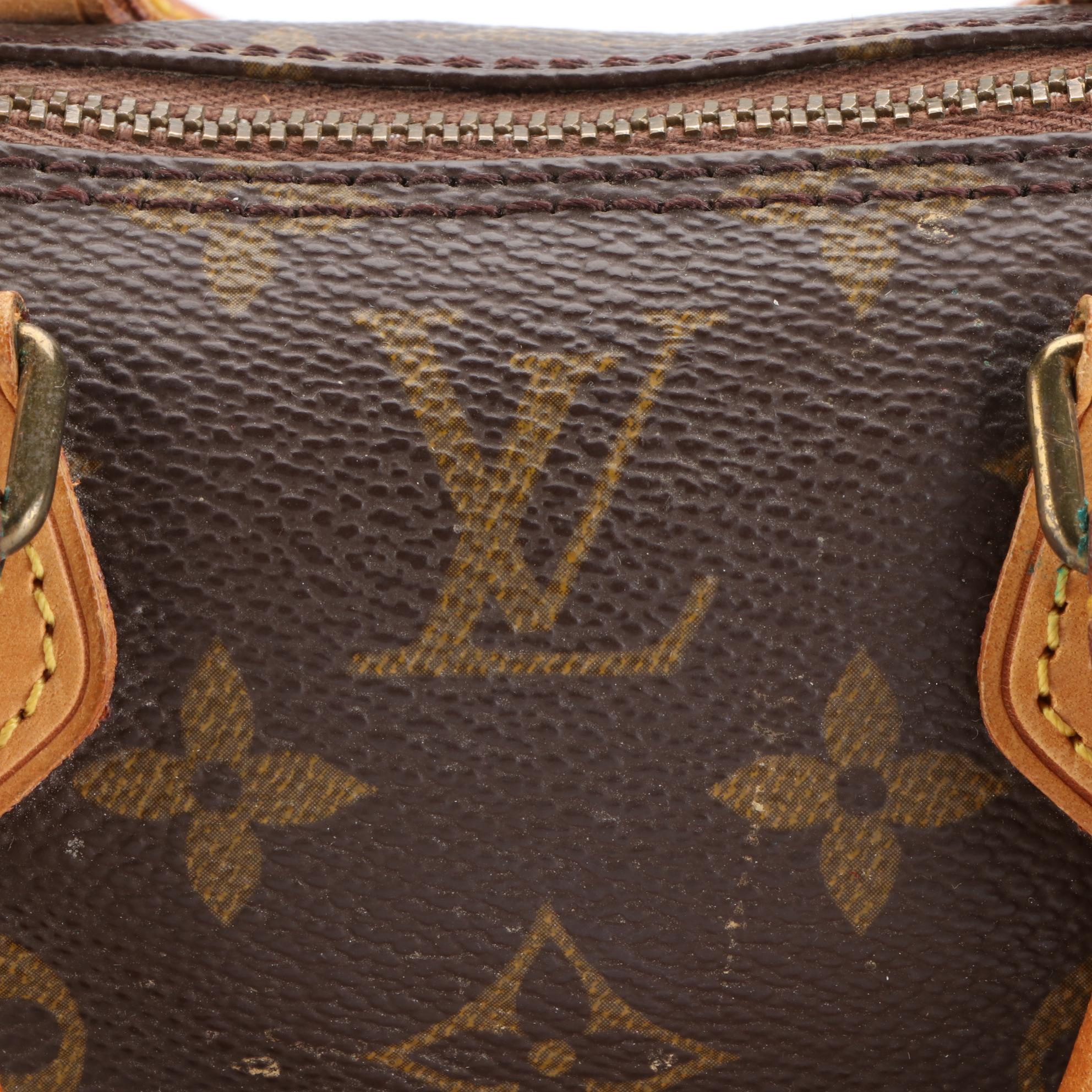 Louis Vuitton Mini Sac HL in Monogram Canvas and Vachetta Leather
