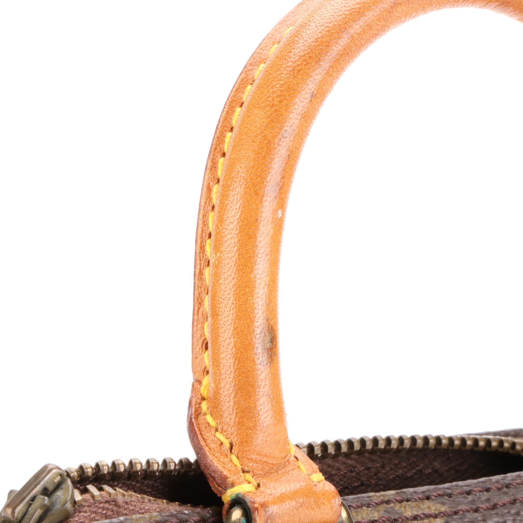 Louis Vuitton Mini Sac HL in Monogram Canvas and Vachetta Leather