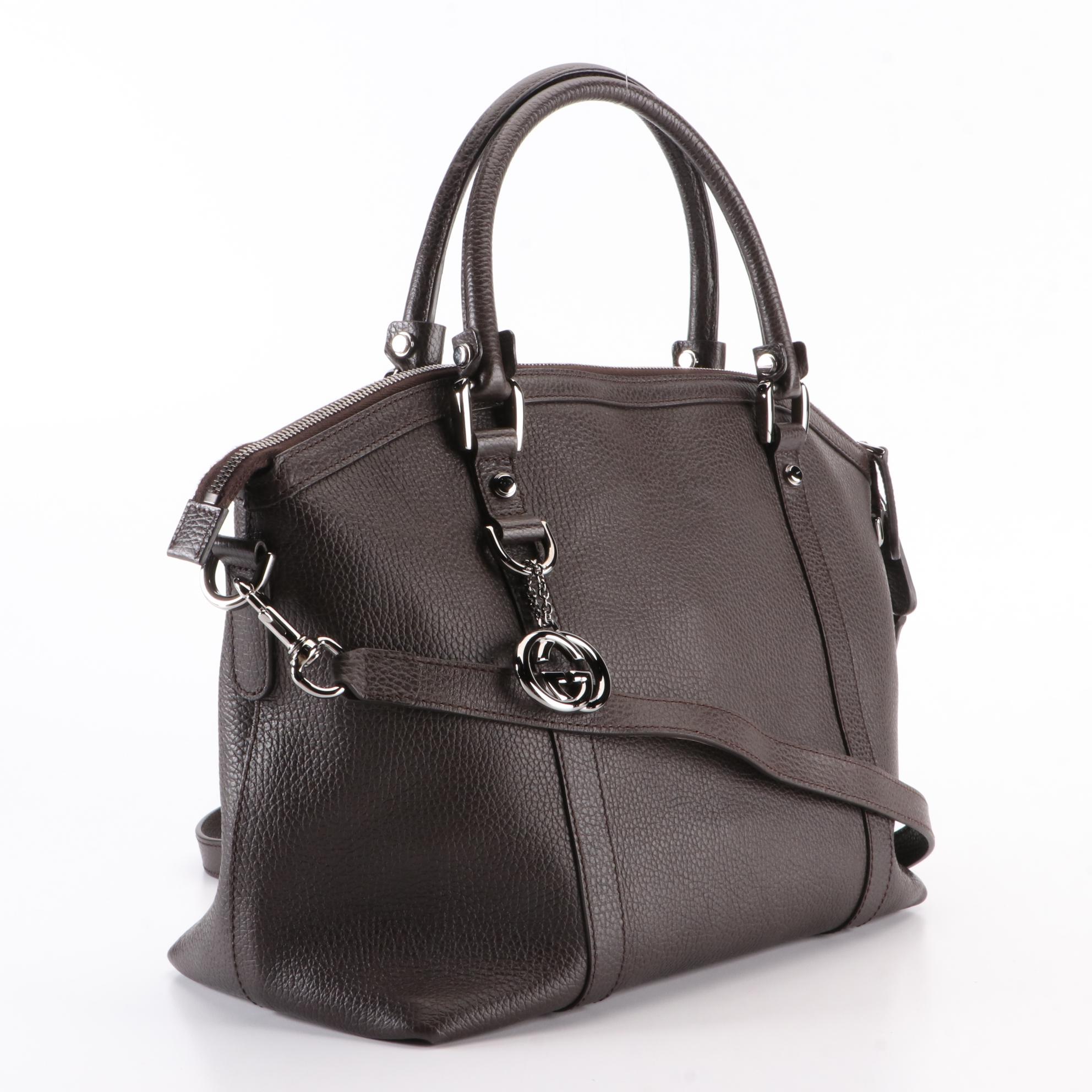 Gucci Leather Two-Way Handbag