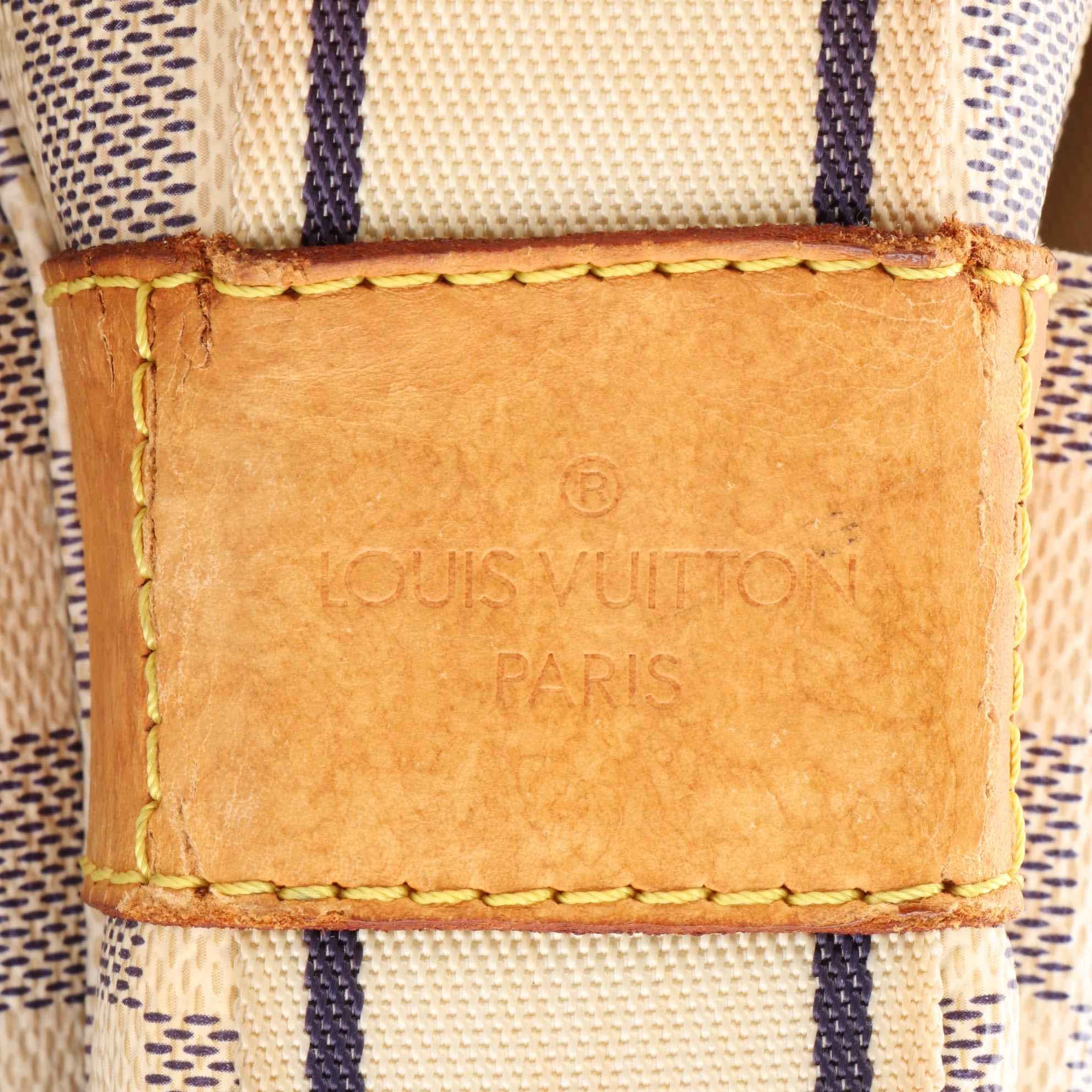 Louis Vuitton Naviglio Messenger Bag in Damier Azur Canvas