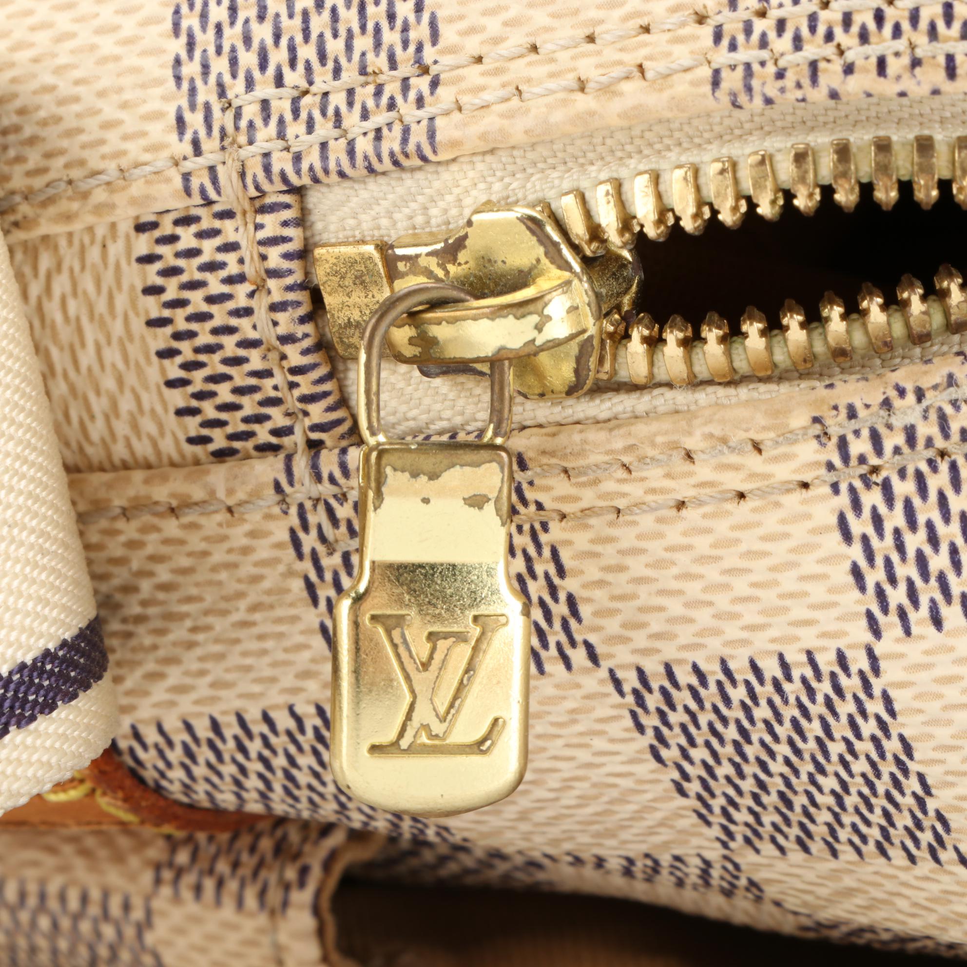 Louis Vuitton Naviglio Messenger Bag in Damier Azur Canvas