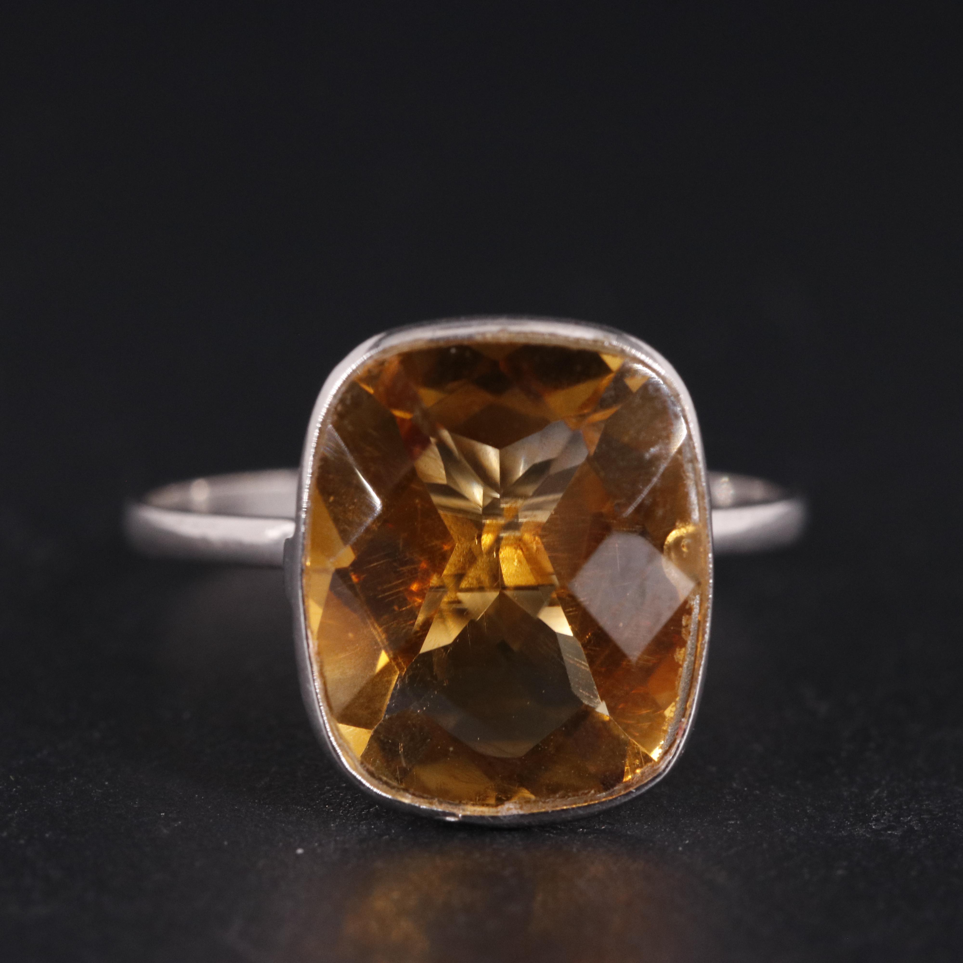 14K Citrine Ring