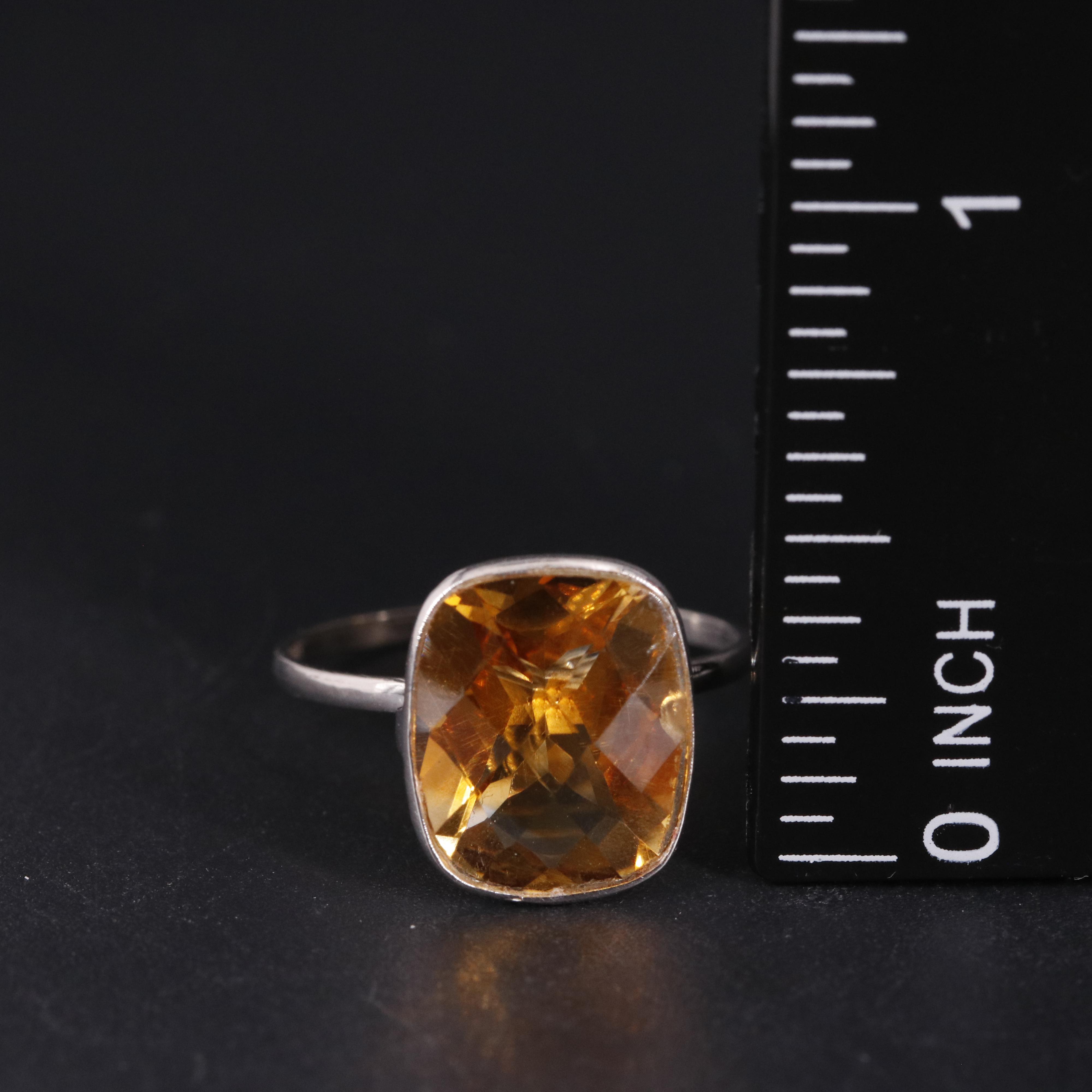 14K Citrine Ring