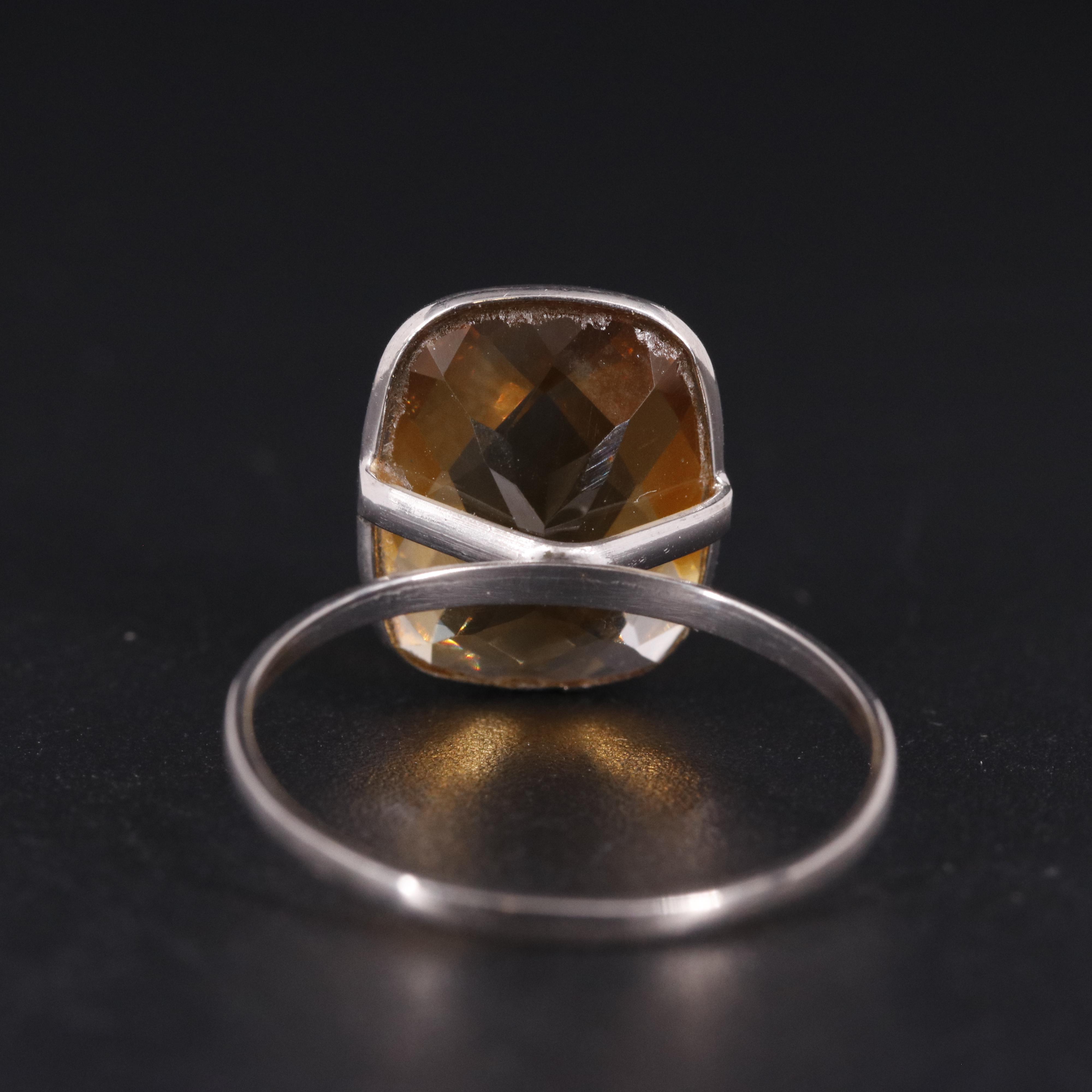 14K Citrine Ring