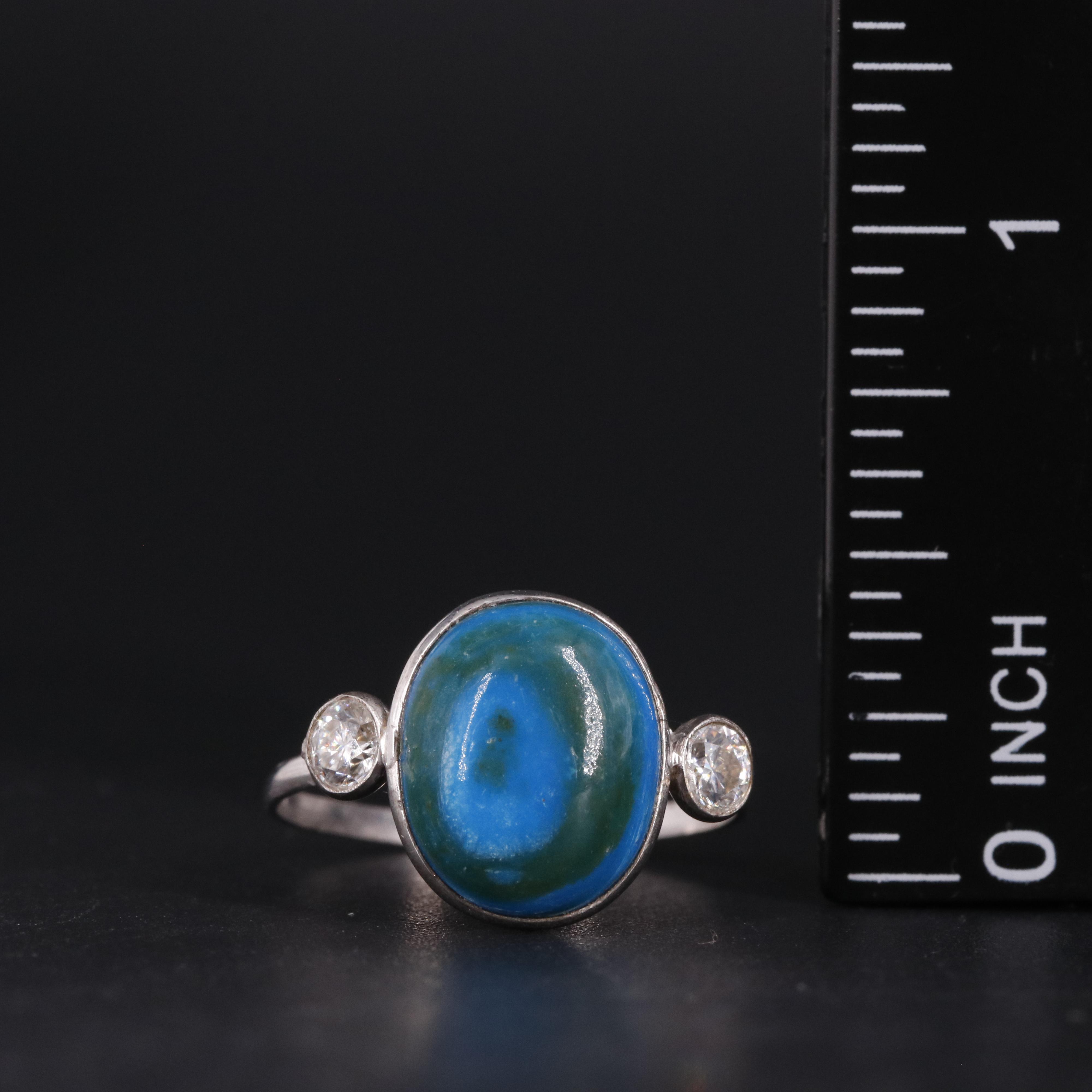 14K Opal and Moissanite Ring