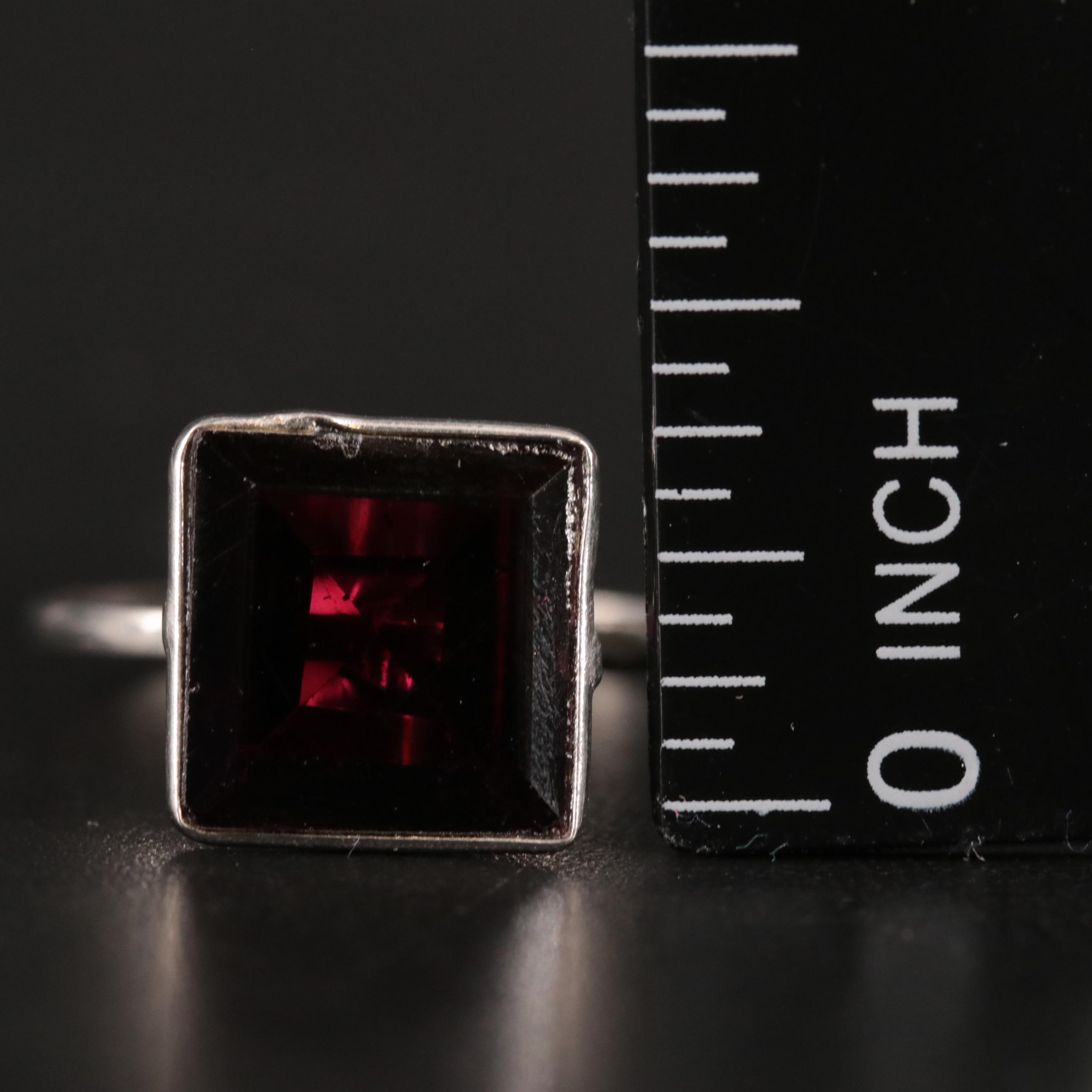 14K Garnet Ring