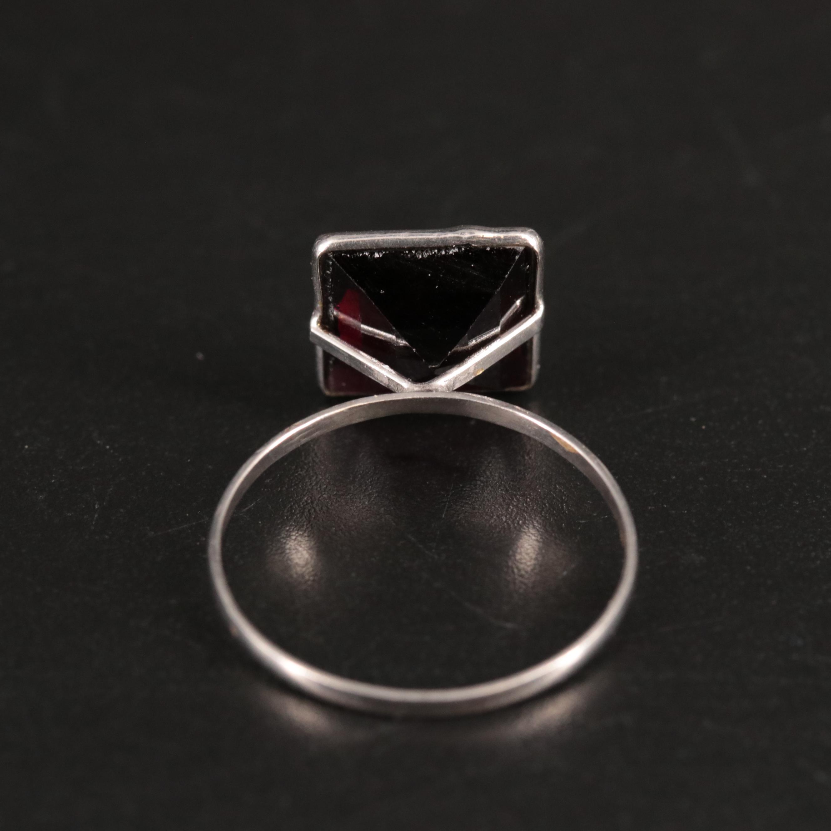14K Garnet Ring