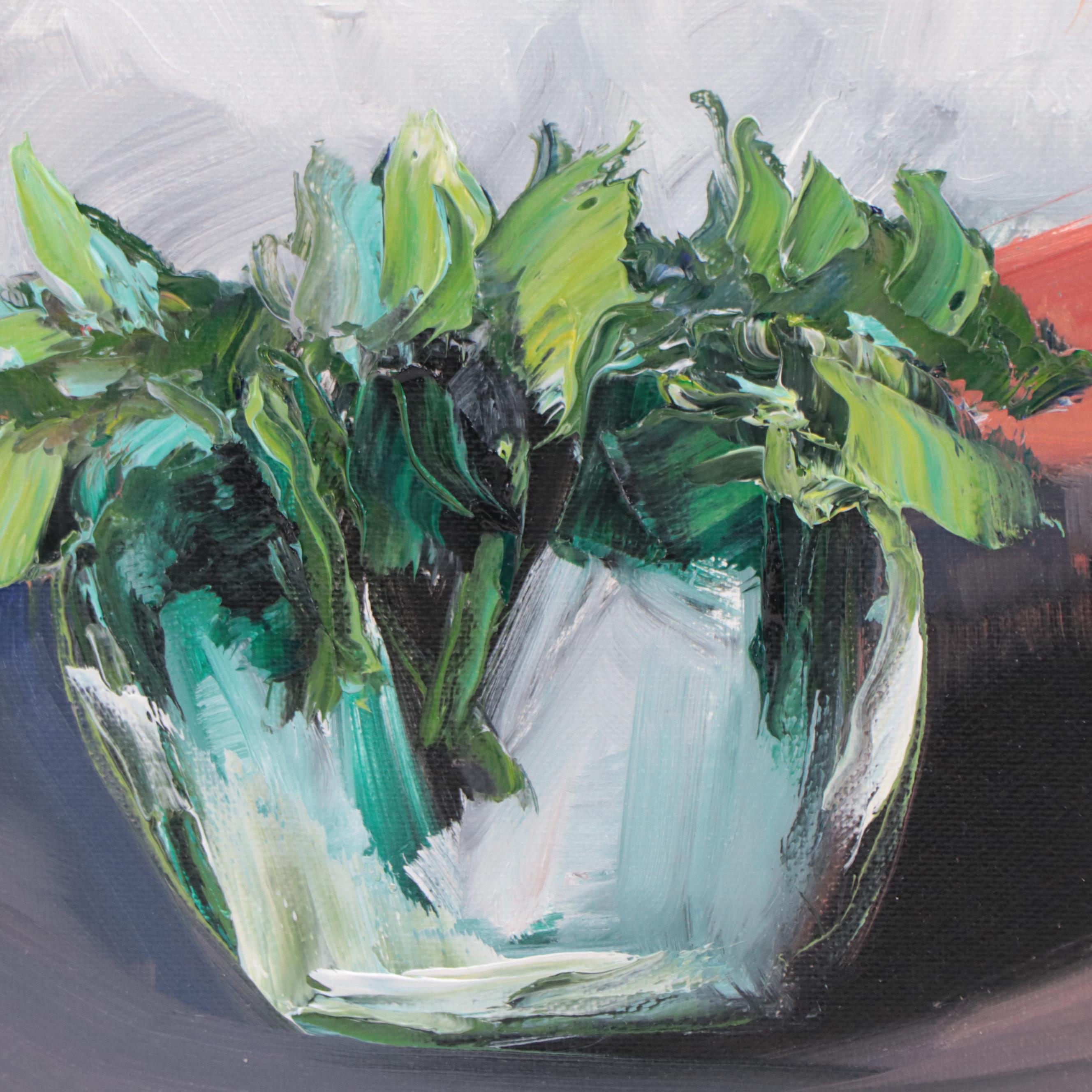 José M. Lima Floral Still Life Oil Painting, 2022