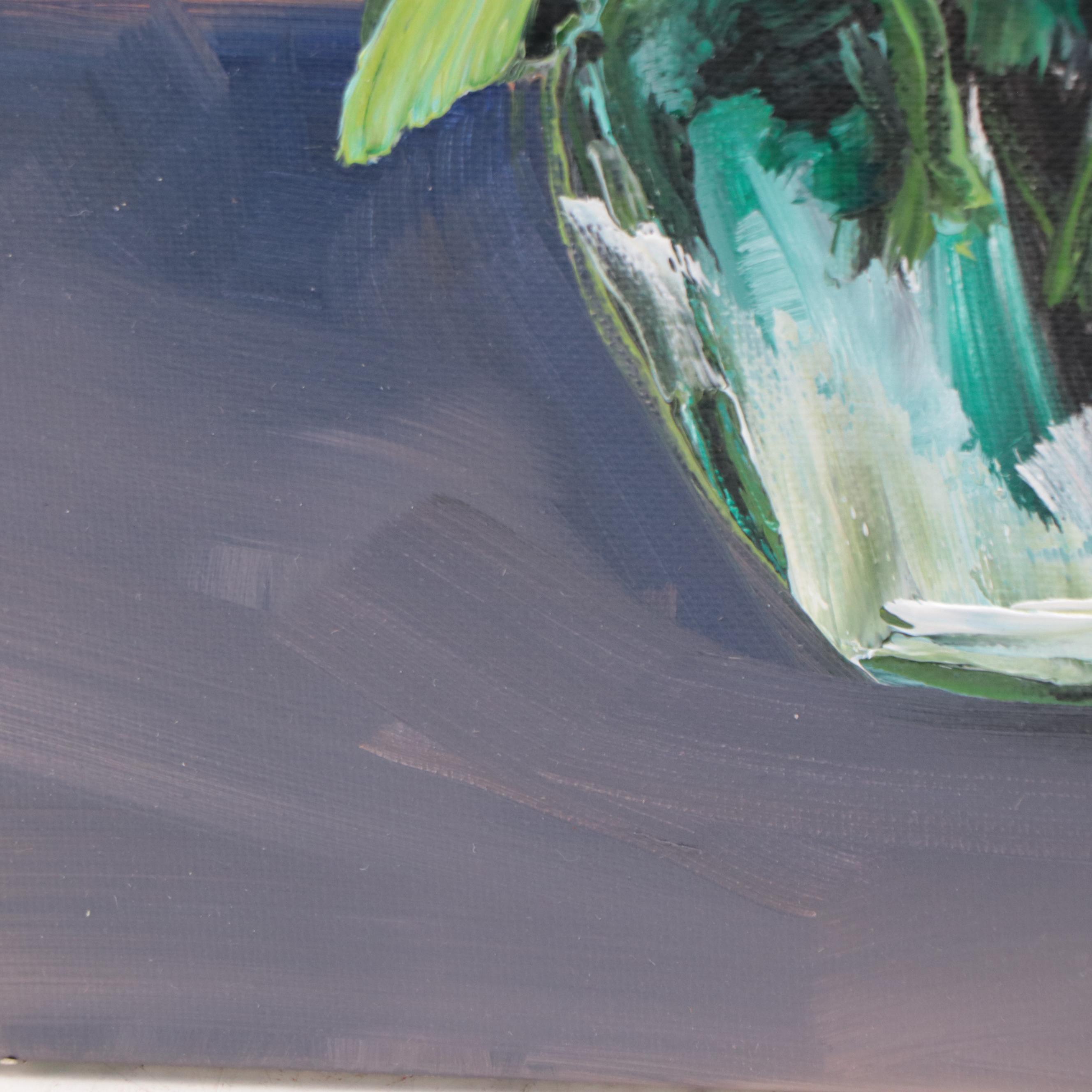 José M. Lima Floral Still Life Oil Painting, 2022