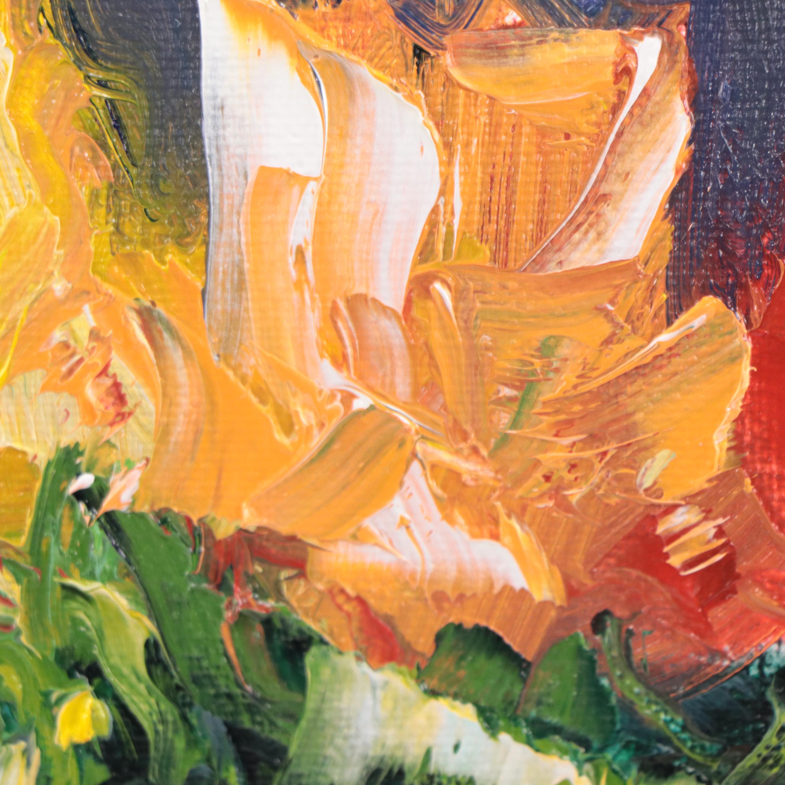 José M. Lima Floral Still Life Oil Painting, 2022