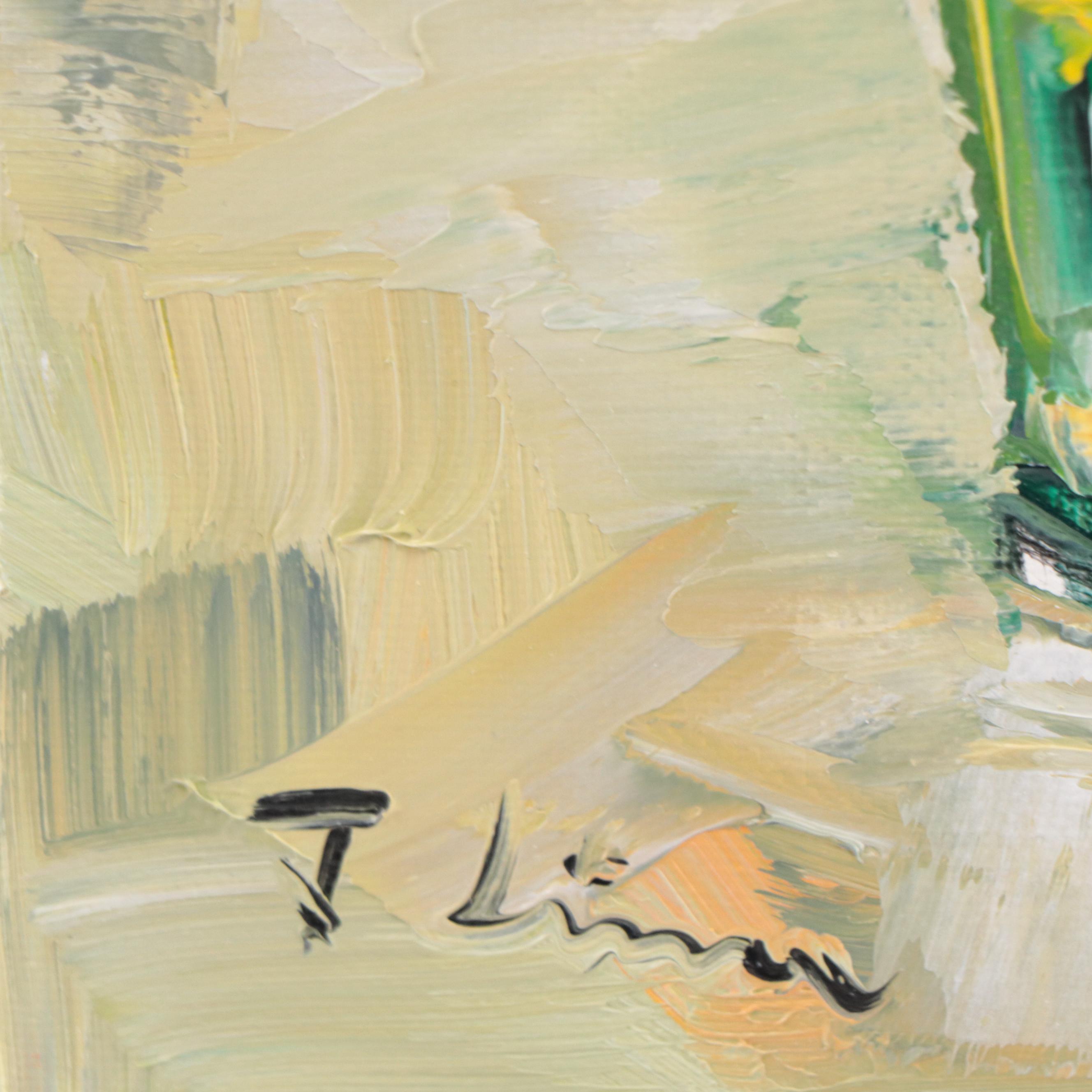 José M. Lima Floral Still Life Oil Painting, 2022