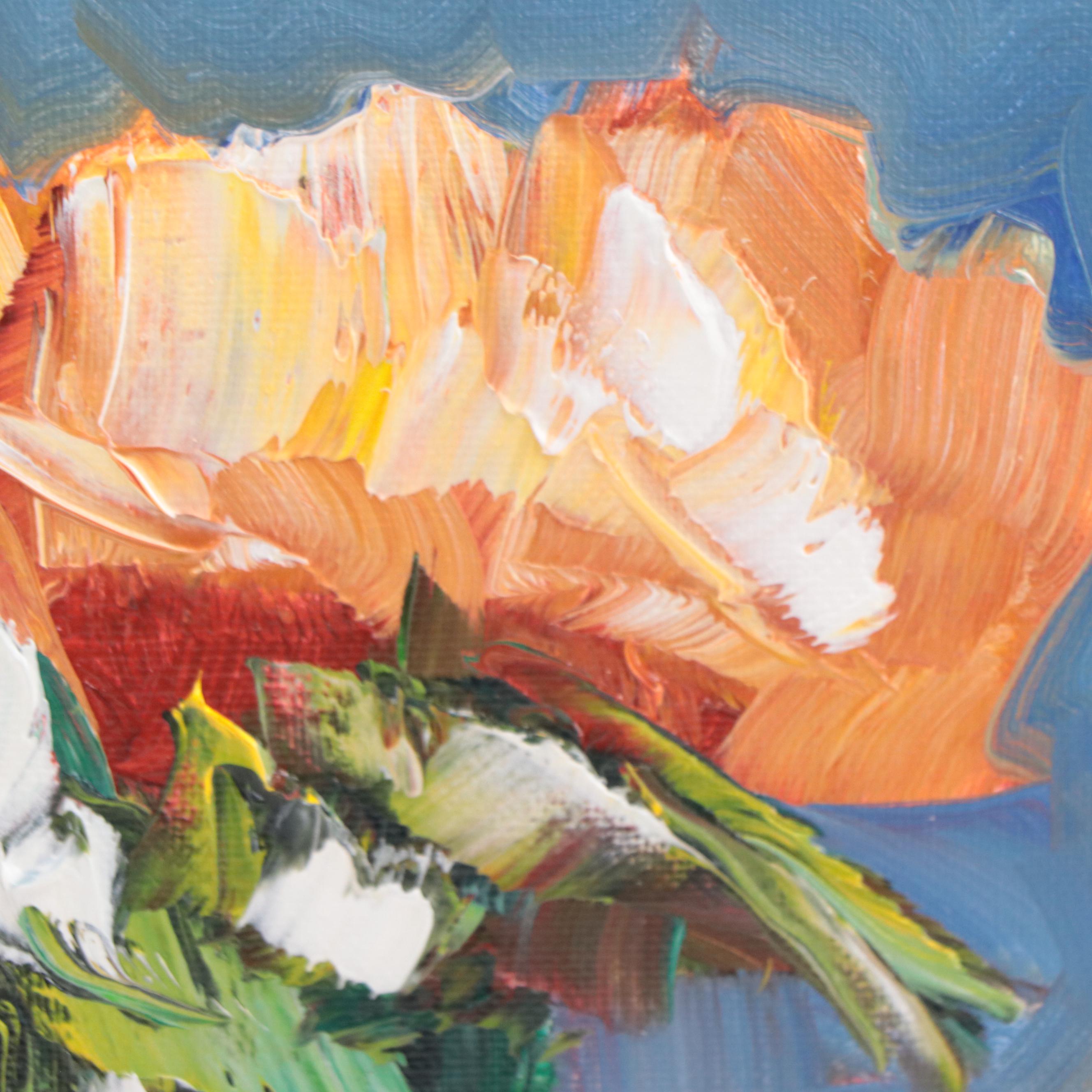 José M. Lima Floral Still Life Oil Painting, 2022