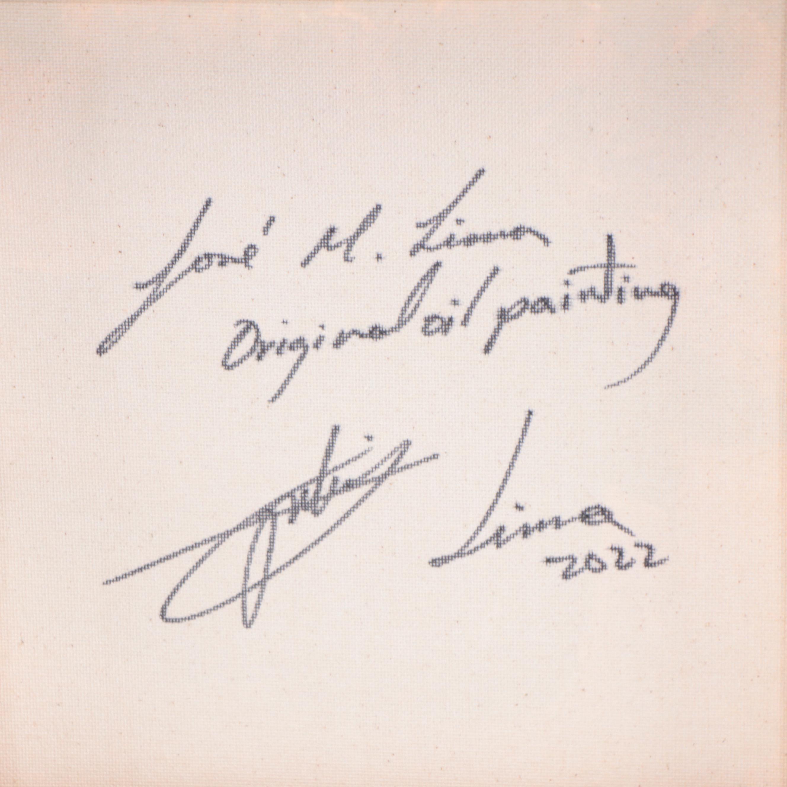 José M. Lima Floral Still Life Oil Painting, 2022