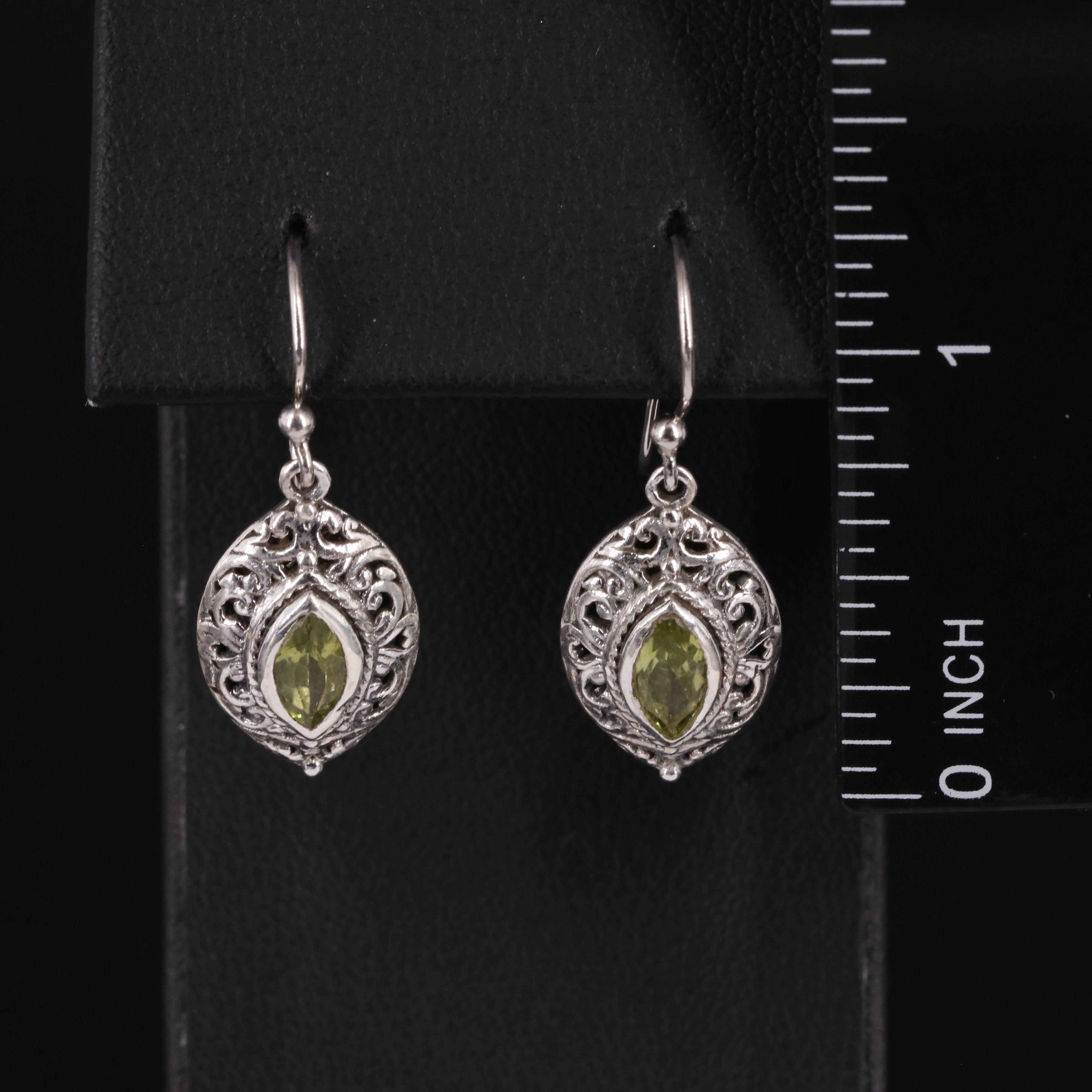 Oval Drop Earrings