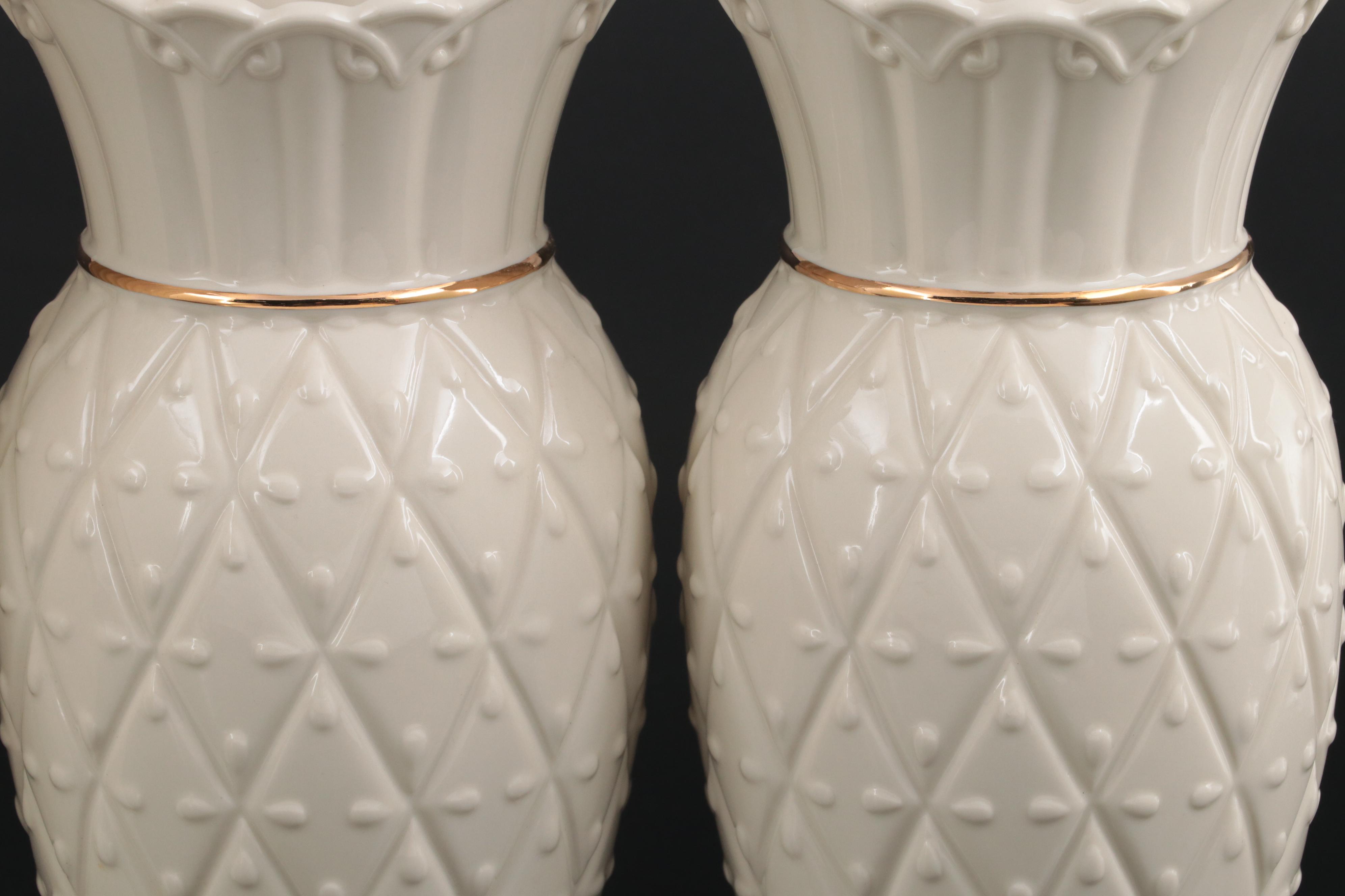 Lenox Bone China "Say it with Silk" and Other Vases