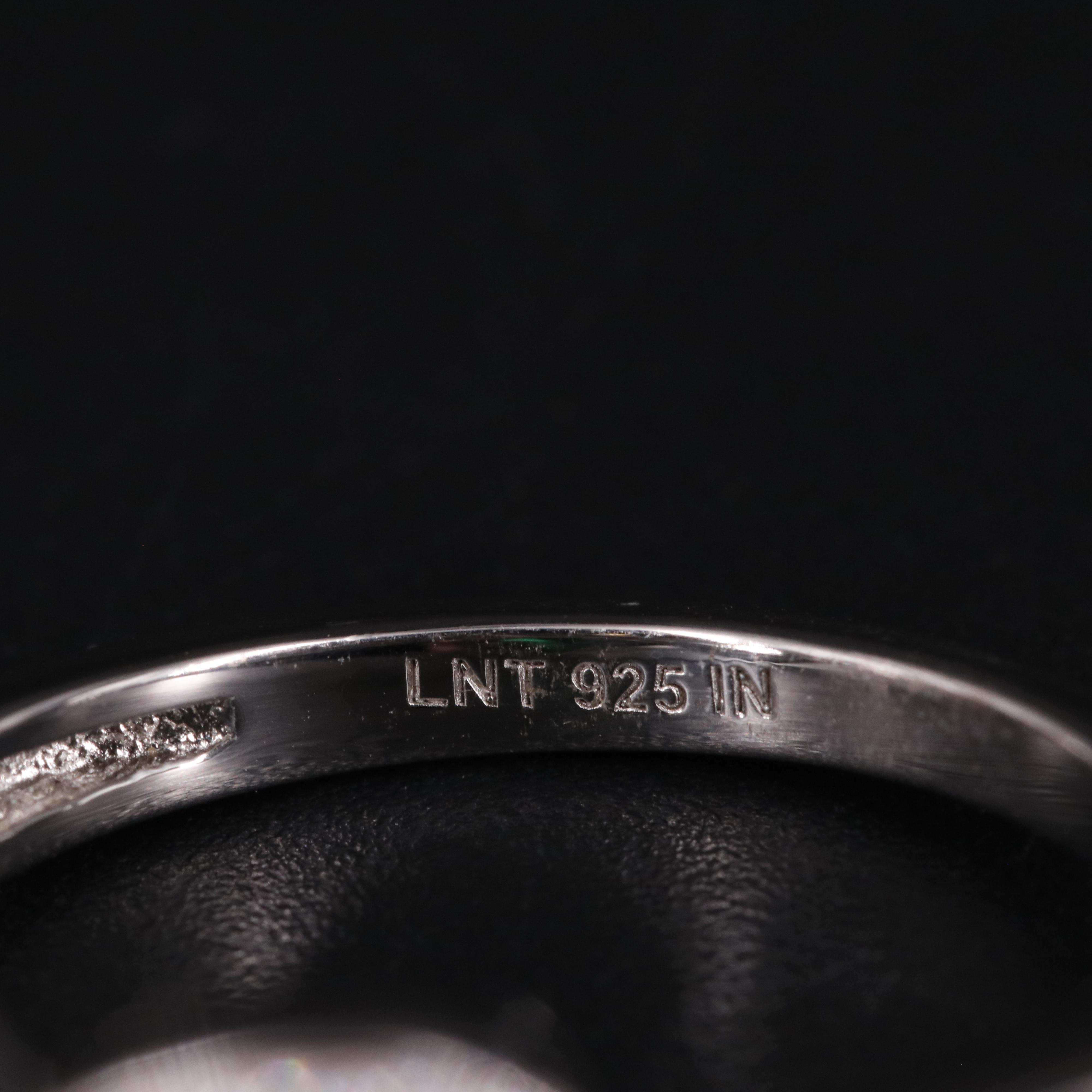 Emerald Heart Infinity Ring