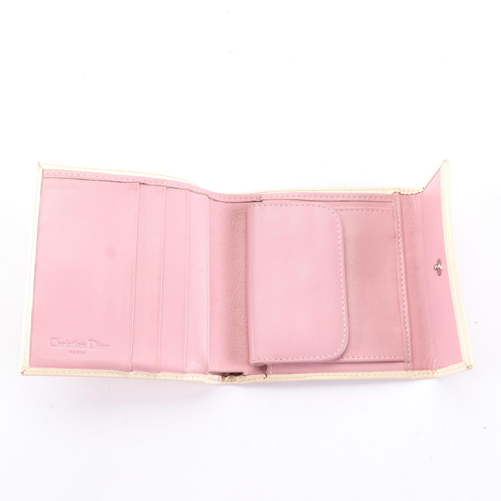 Christian Dior Monogram Canvas and Leather Compact Wallet