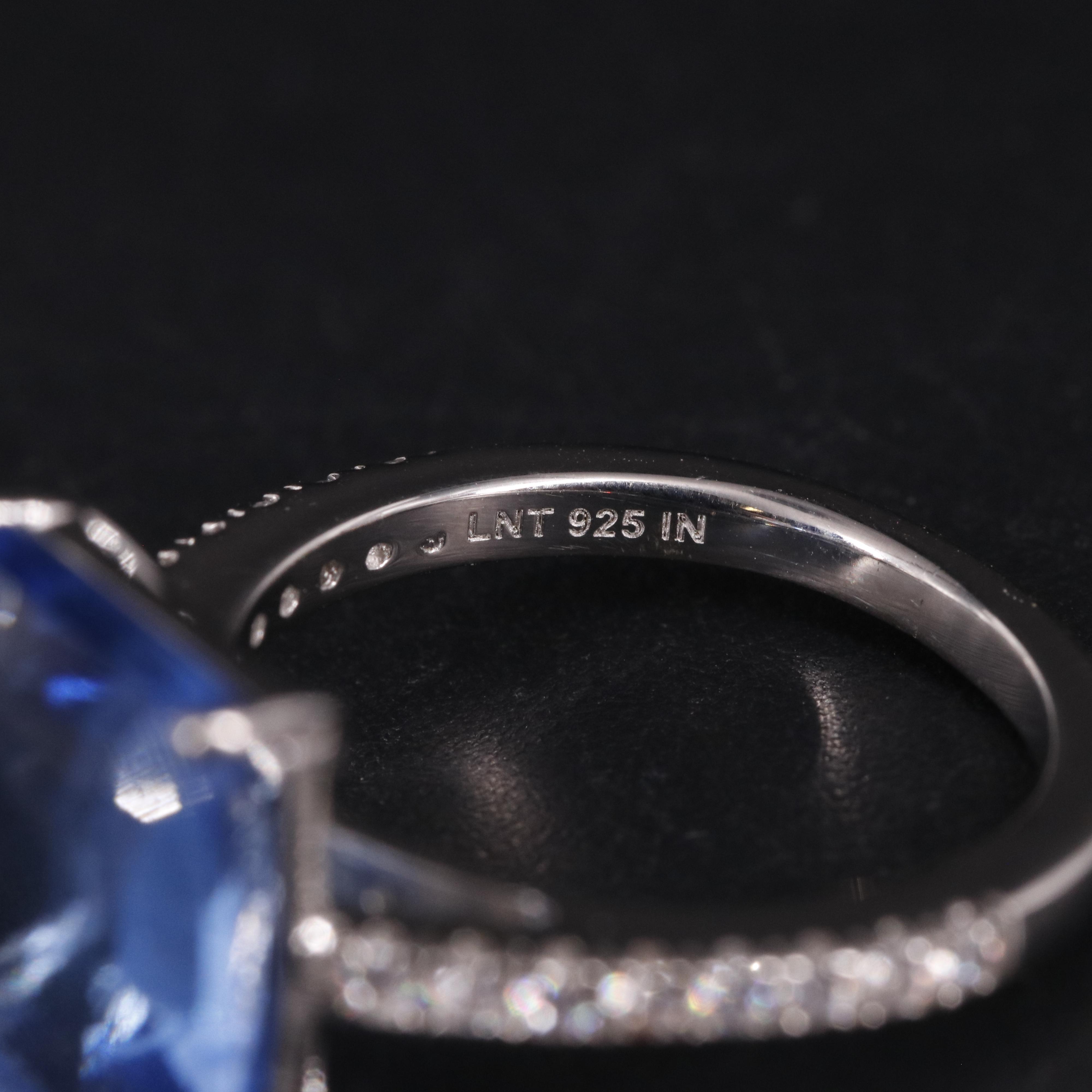 Topaz with Cubic Zirconia Ring