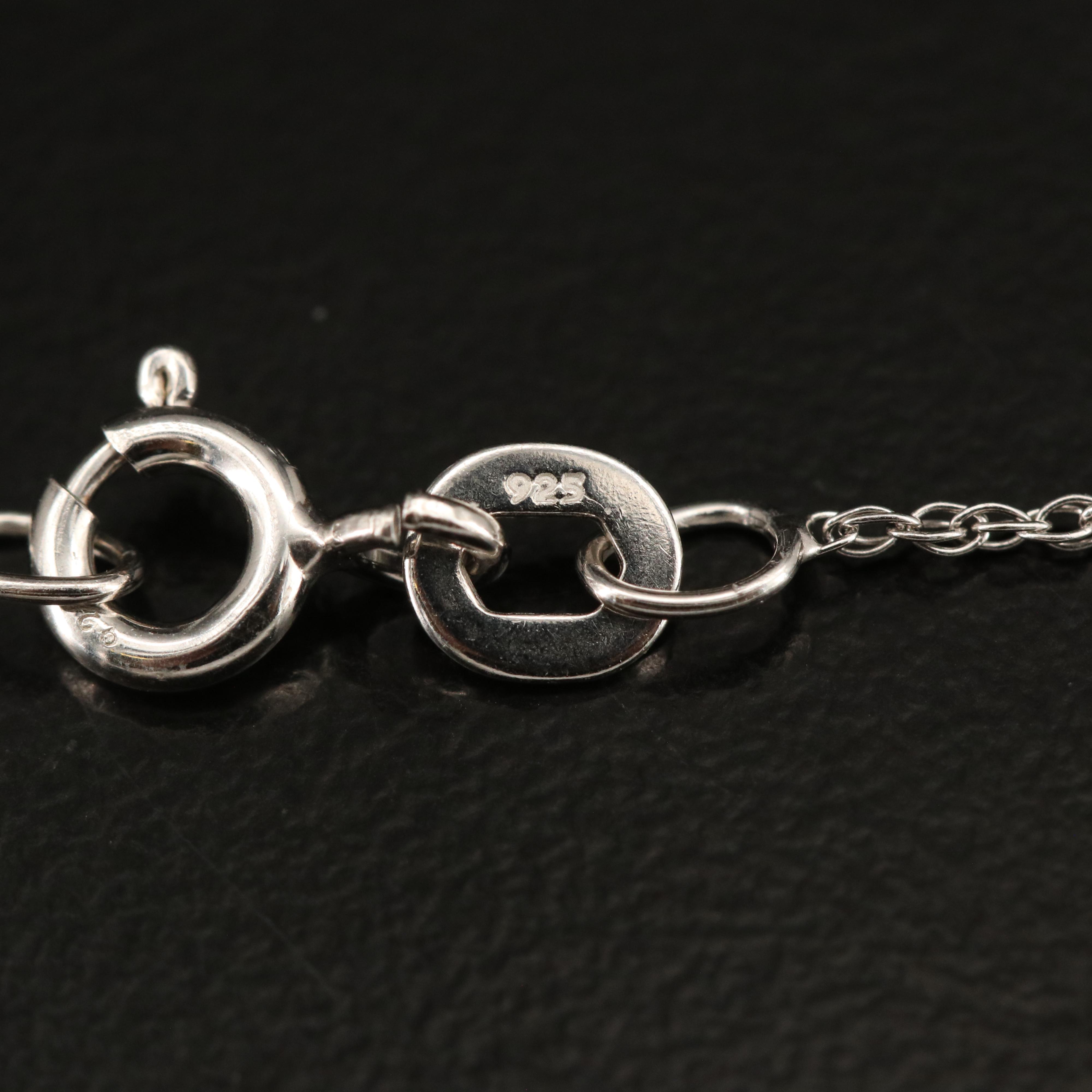 Sterling Diamond Snowflake Pendant Necklace