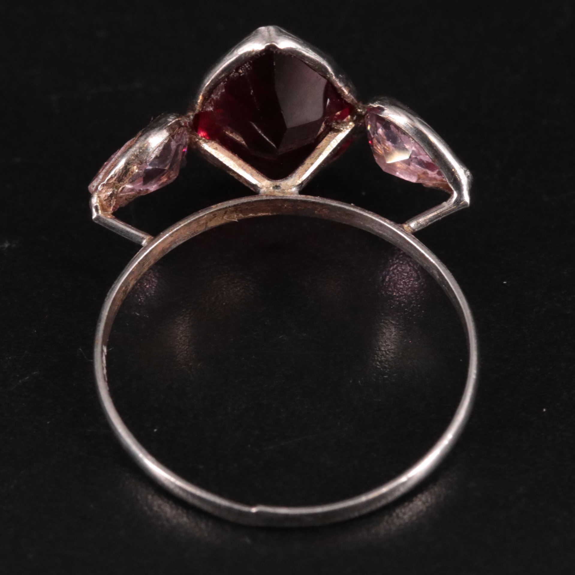 14K Ruby and Sapphire Ring