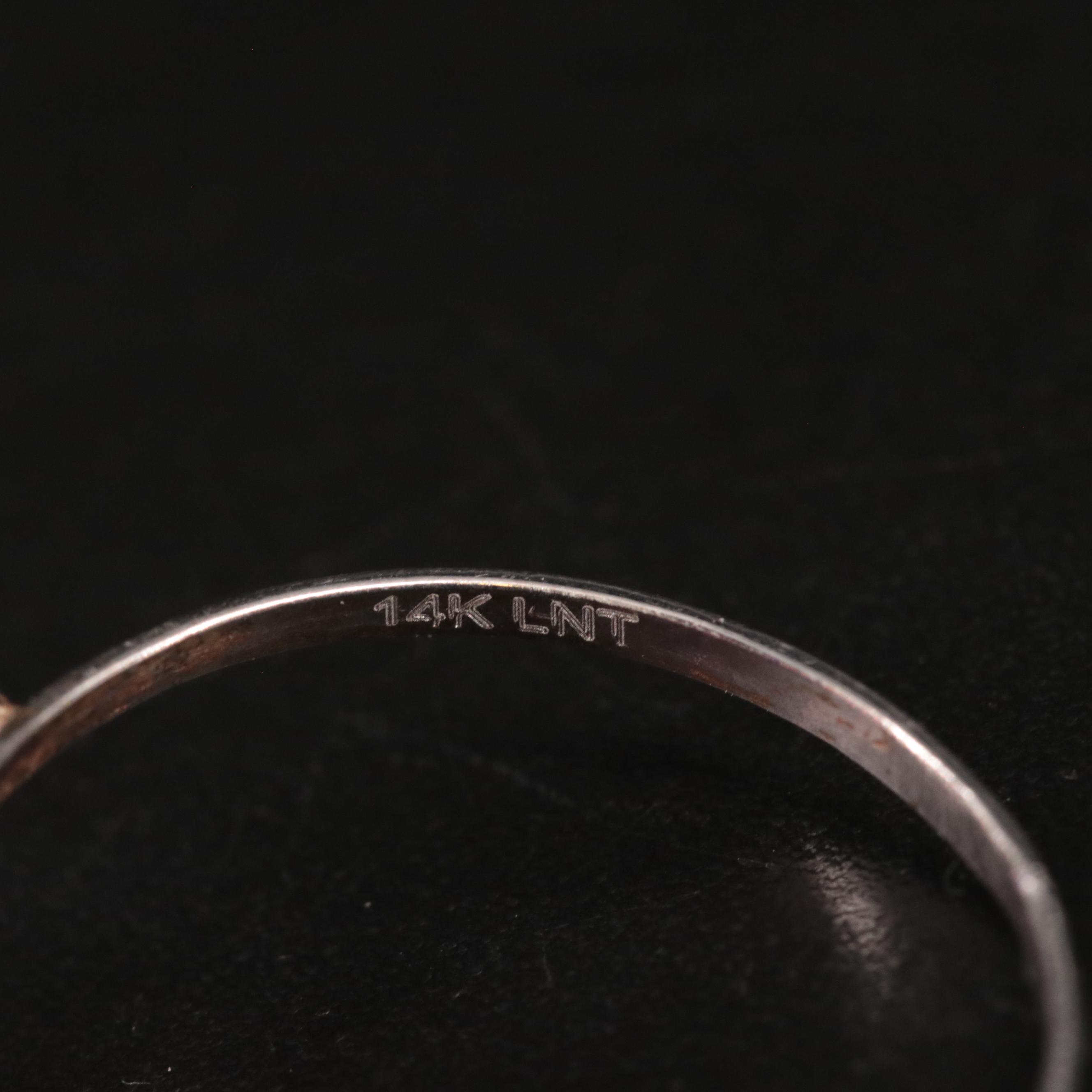 14K Ruby and Sapphire Ring