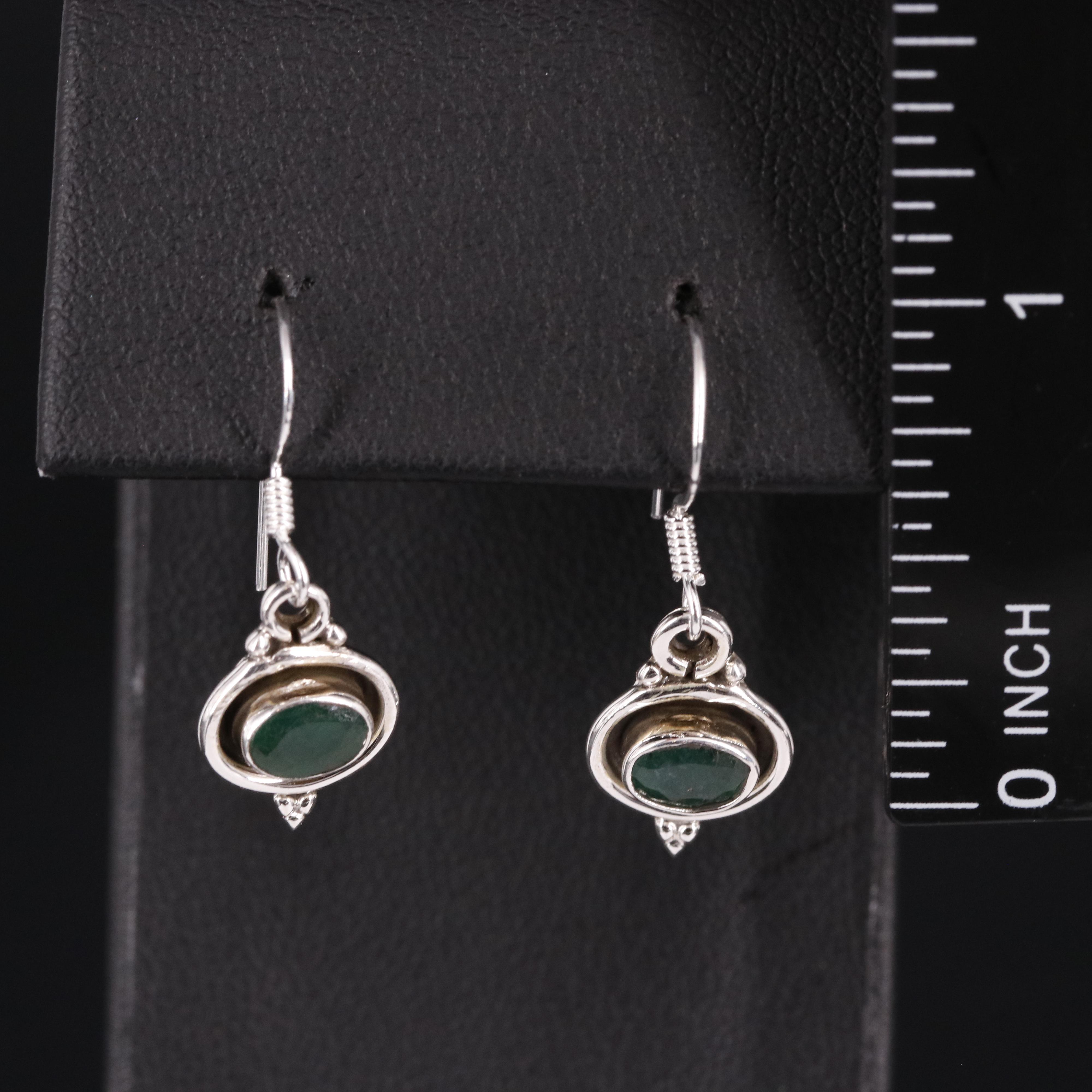 Emerald Drop Earrings