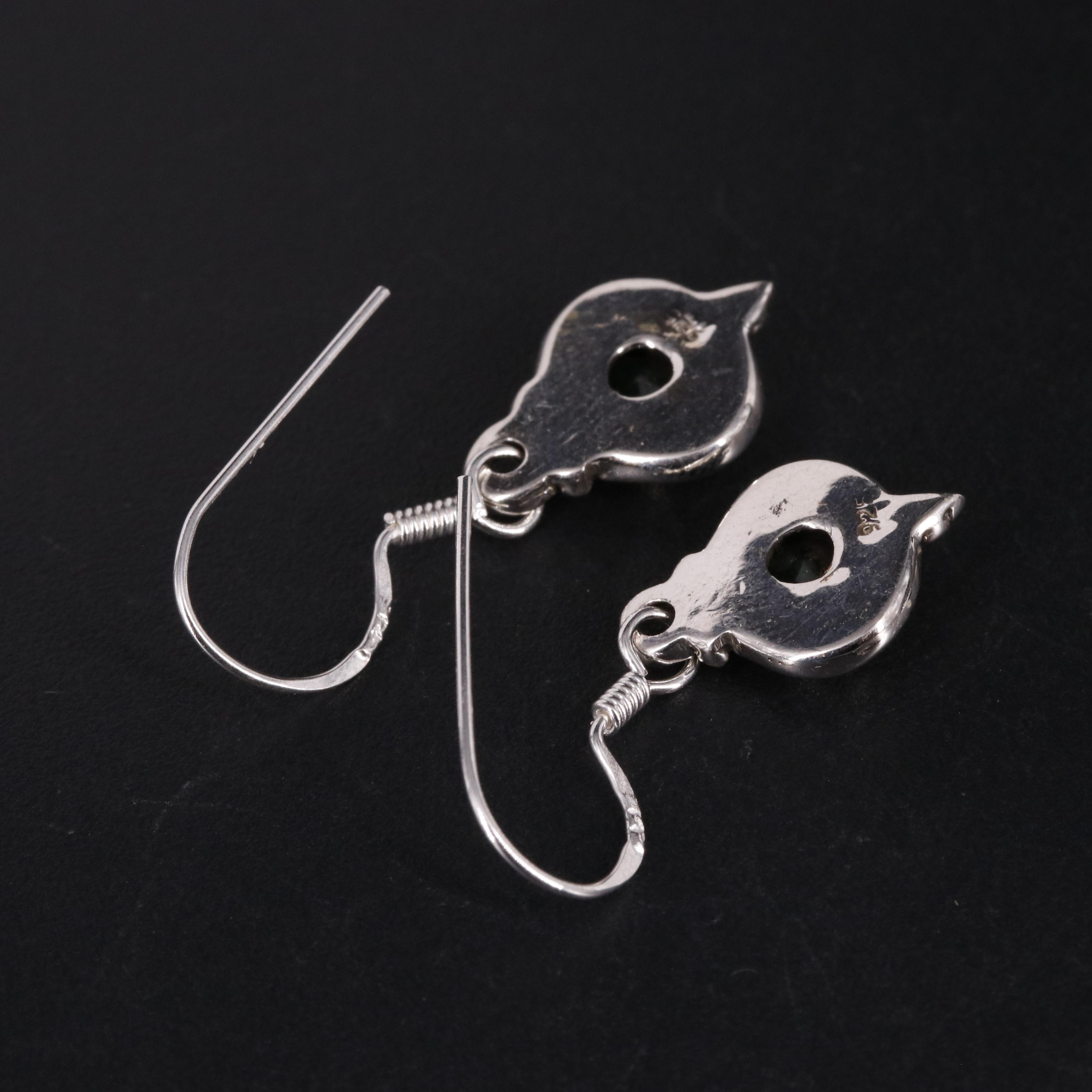 Emerald Drop Earrings