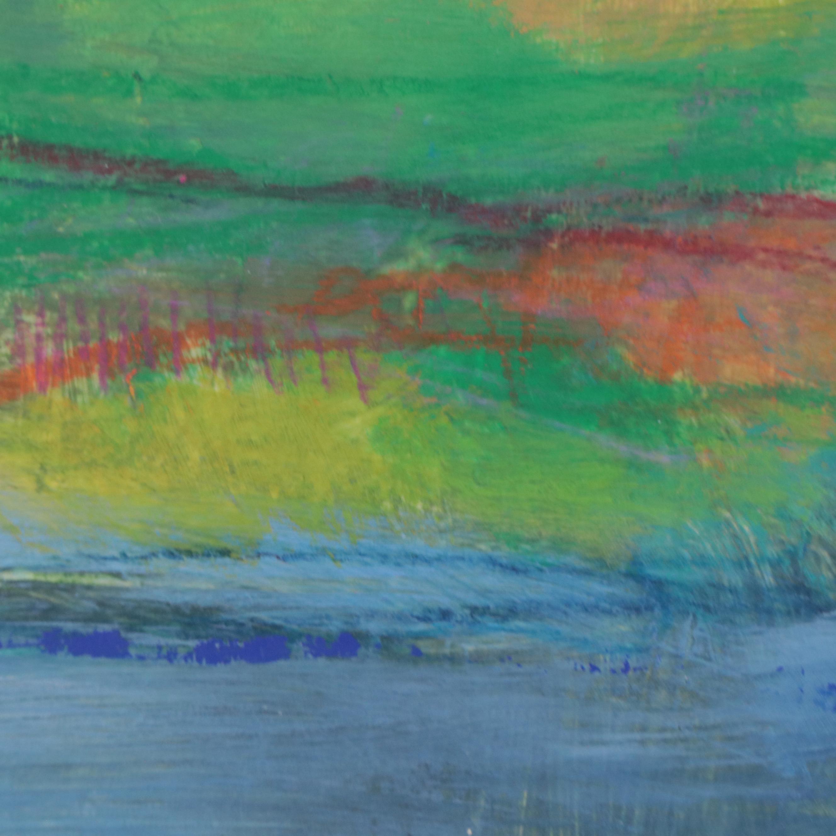 Ursula J. Brenner Mixed Media Painting, 21st Century