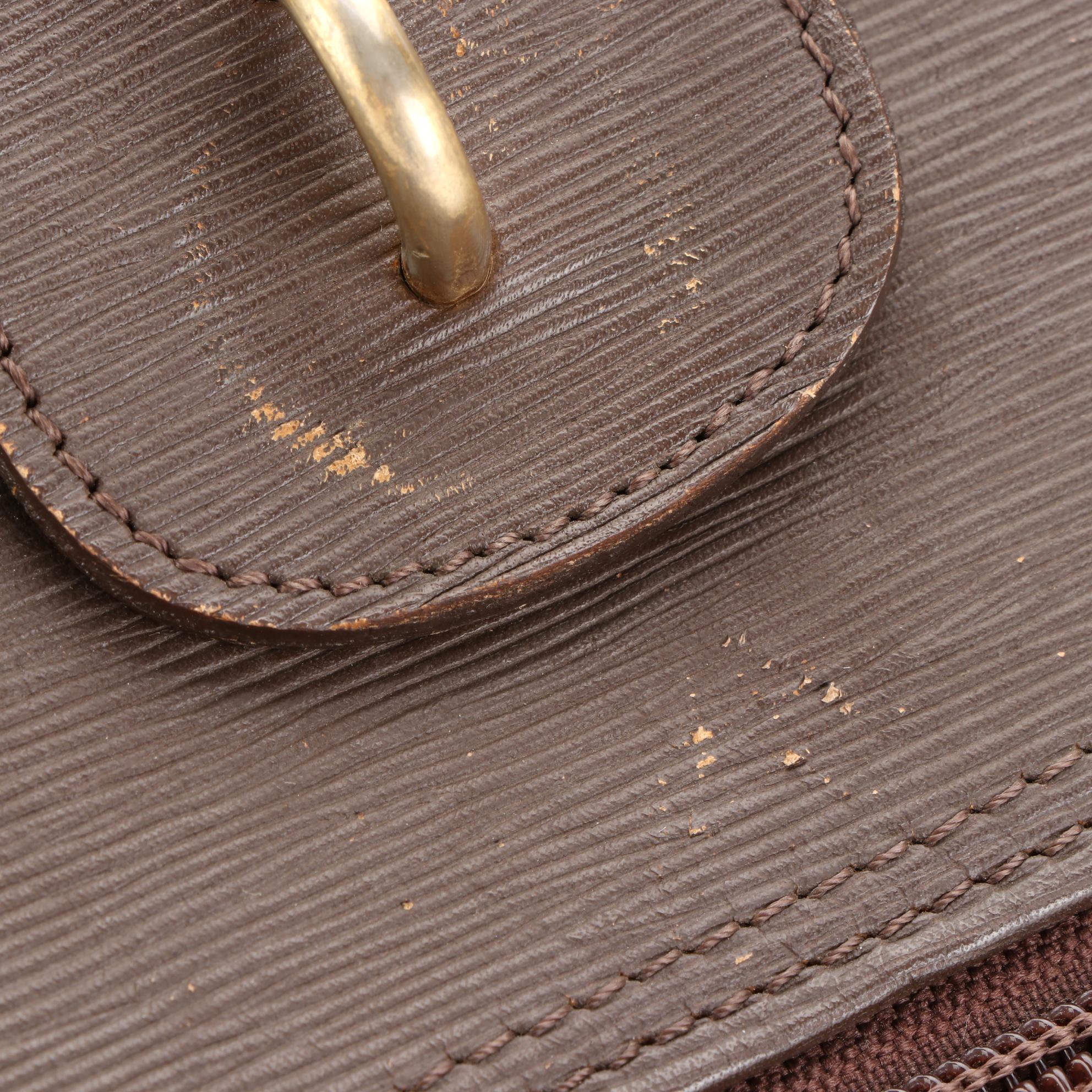 Burberrys Medium Duffle Bag in Haymarket Check Gabardine/Textured Leather