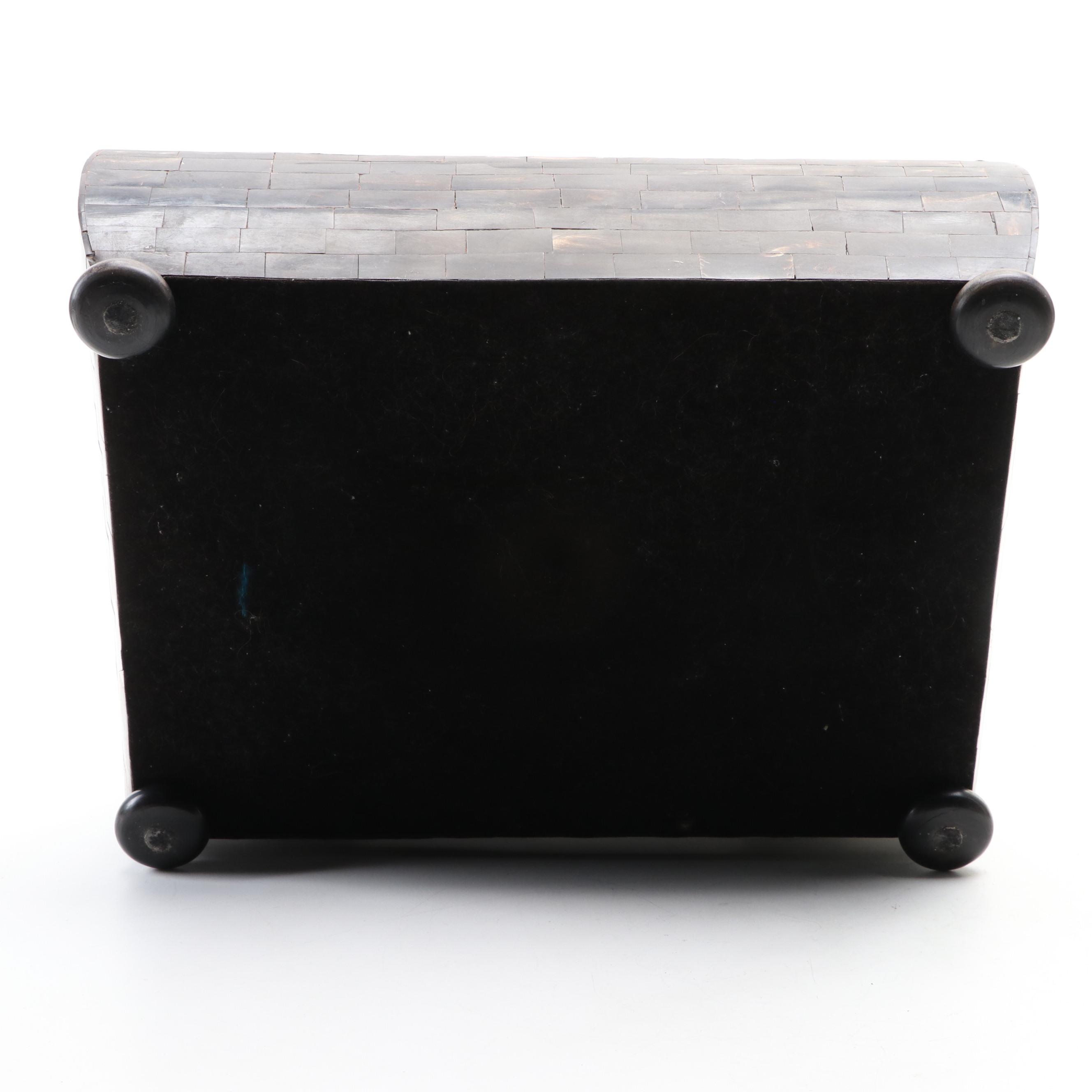 Zodax Porcelain Flower Diffuser with Textured Ceramic Vase and Wooden Box