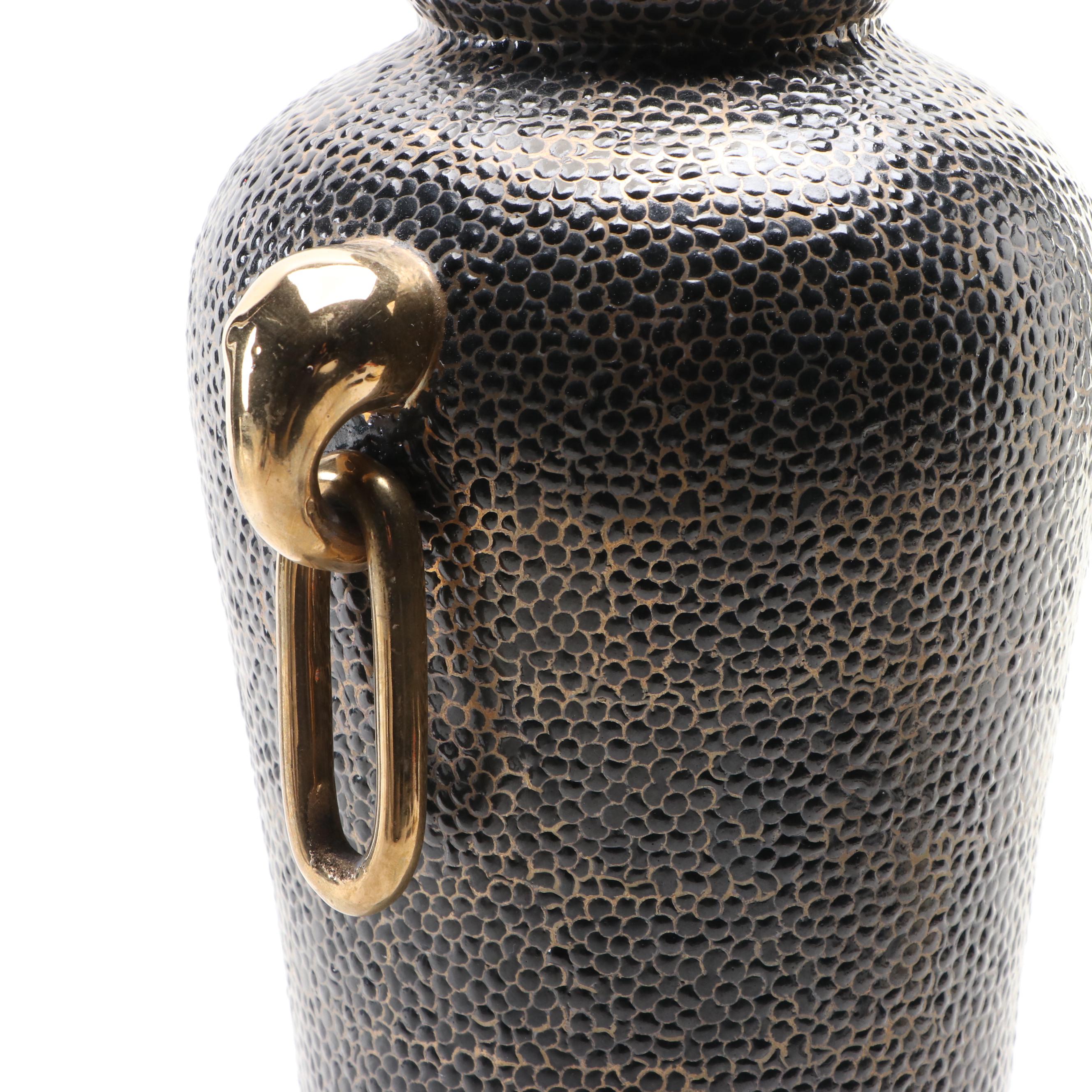 Zodax Porcelain Flower Diffuser with Textured Ceramic Vase and Wooden Box