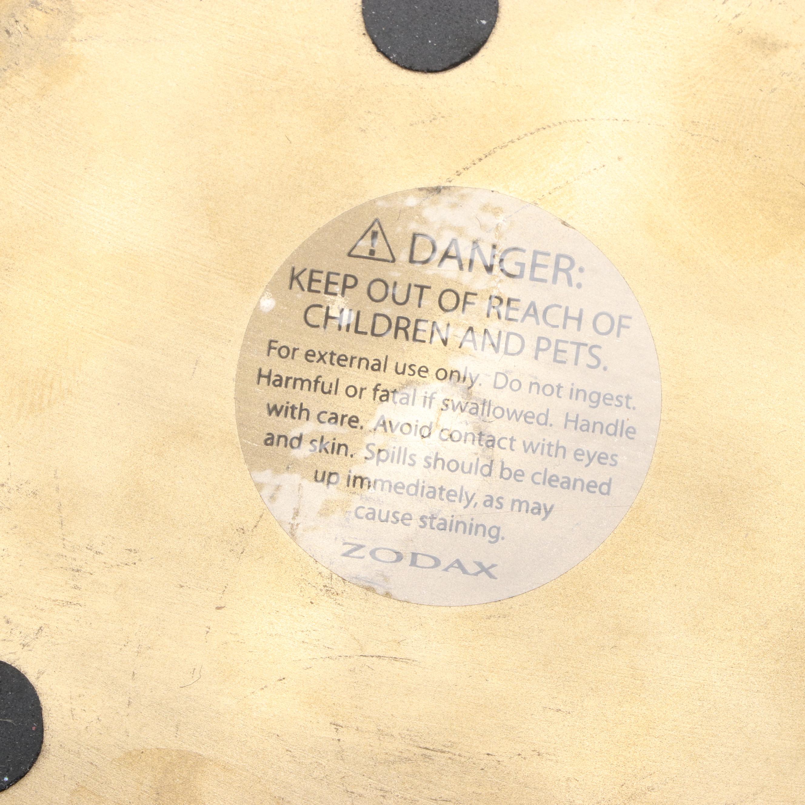 Zodax Porcelain Flower Diffuser with Textured Ceramic Vase and Wooden Box