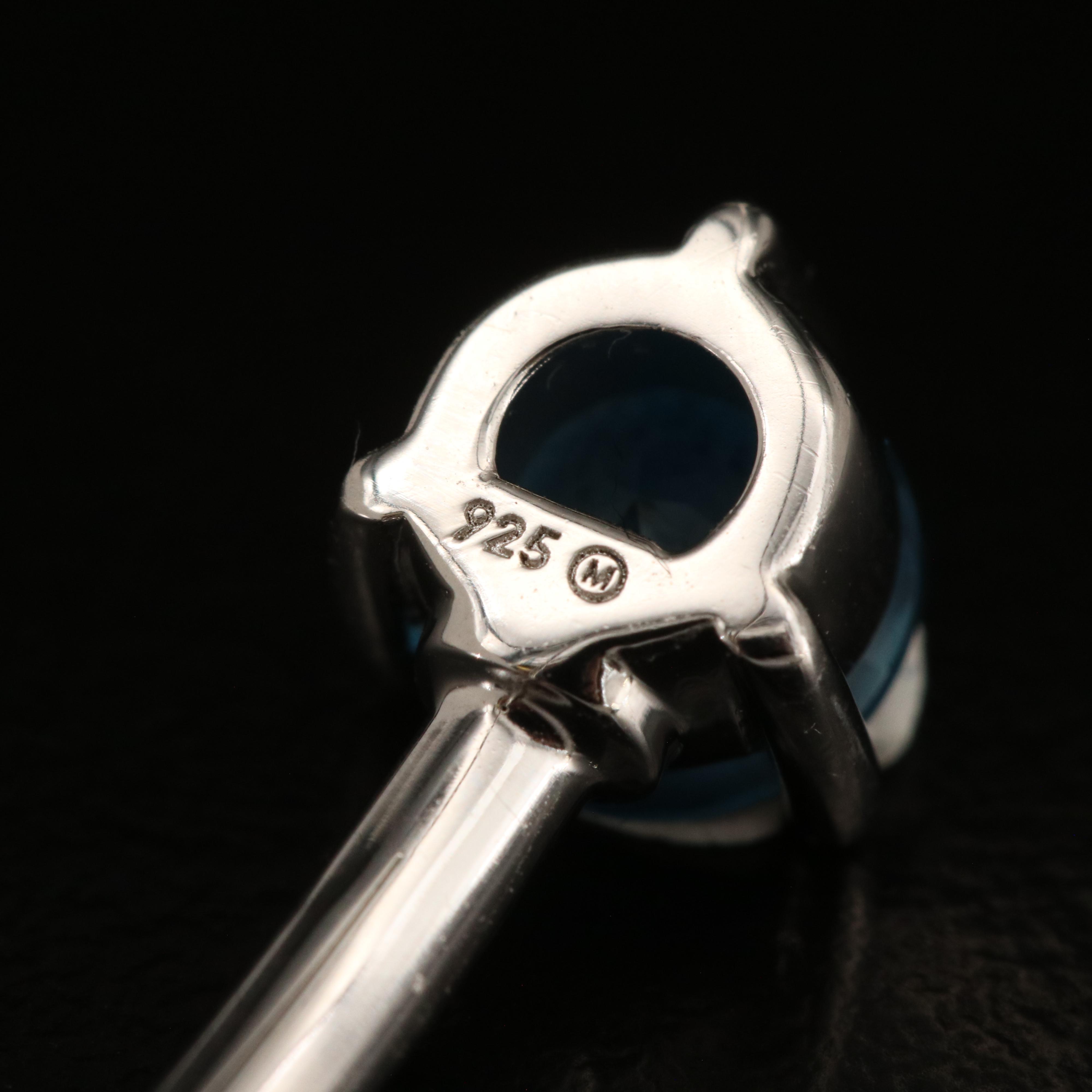 Sterling London Blue Topaz Cuff