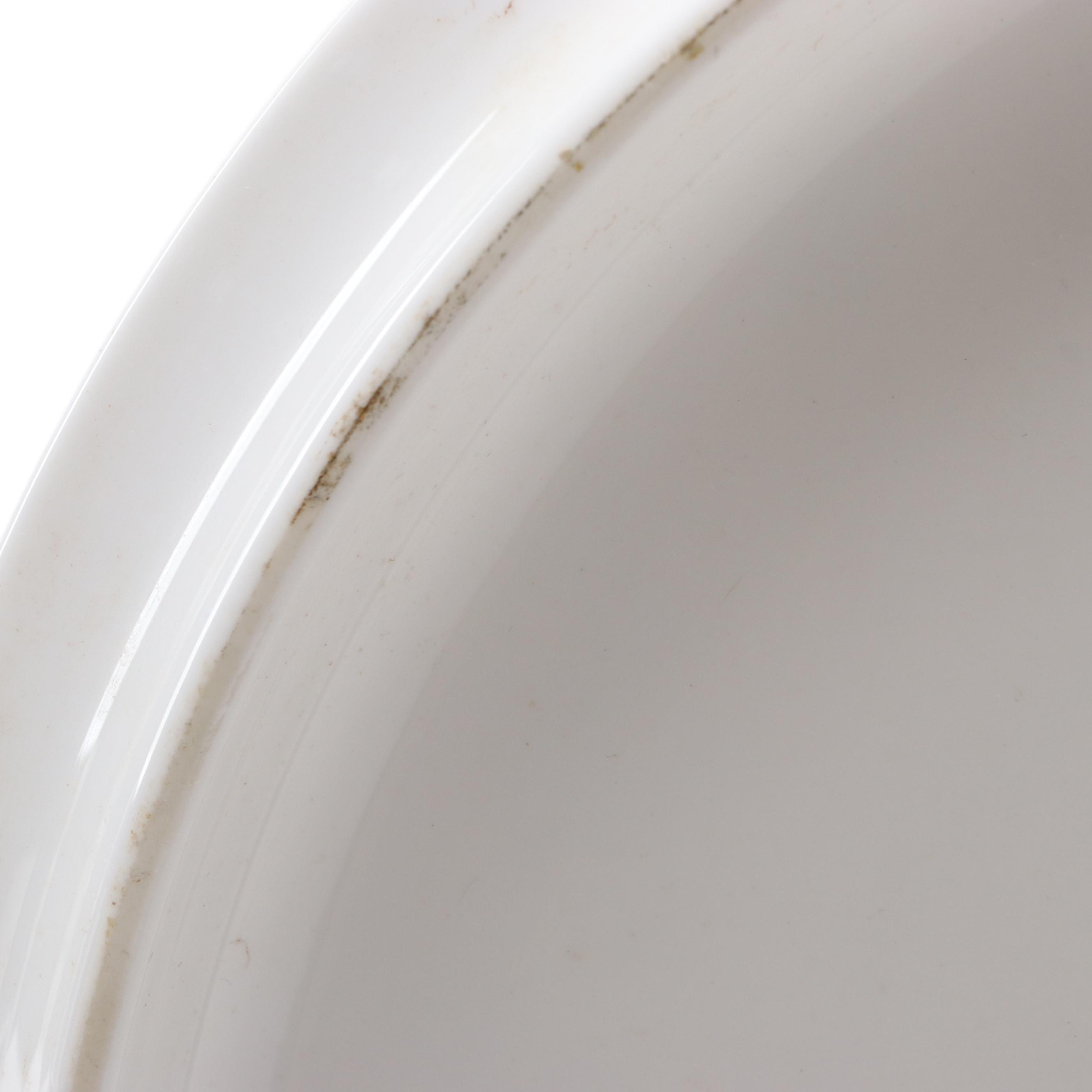 Royal Worcester "Arcadia" Cake Plate with Old Paris Compote and Other Bowl