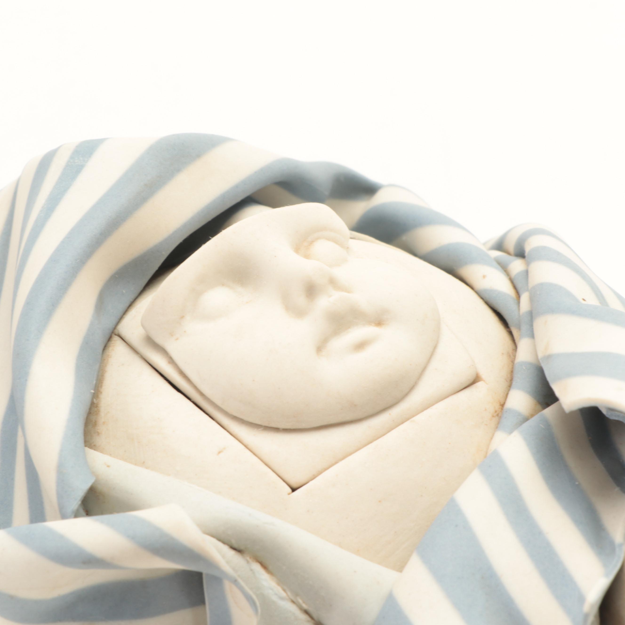 Serge Bottagisio and Agnes Decoux Anthropomorphic Porcelain Teapot, 1986