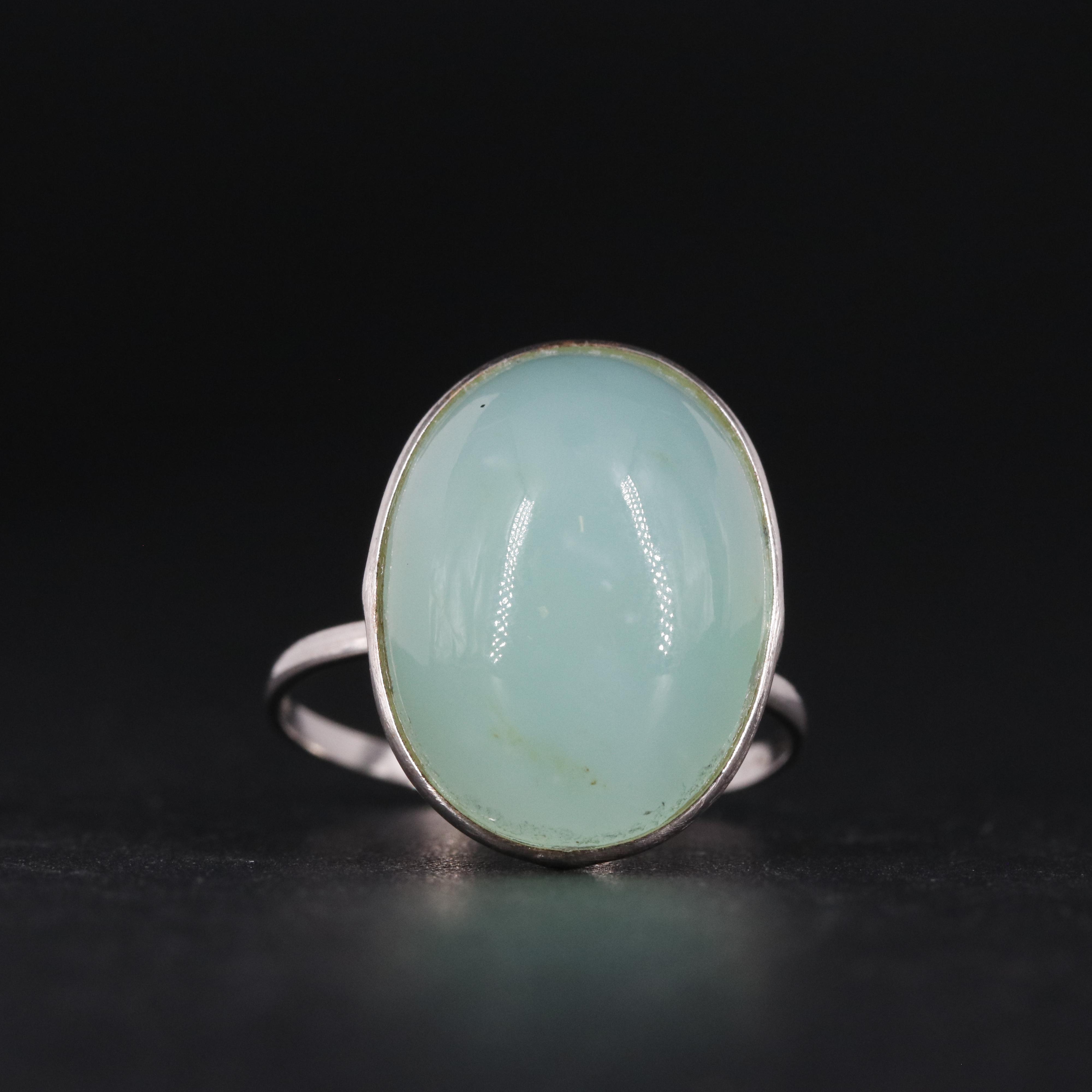 14K Chrysoprase Ring