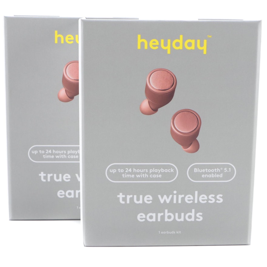 heyday True Wireless Bluetooth Earbuds