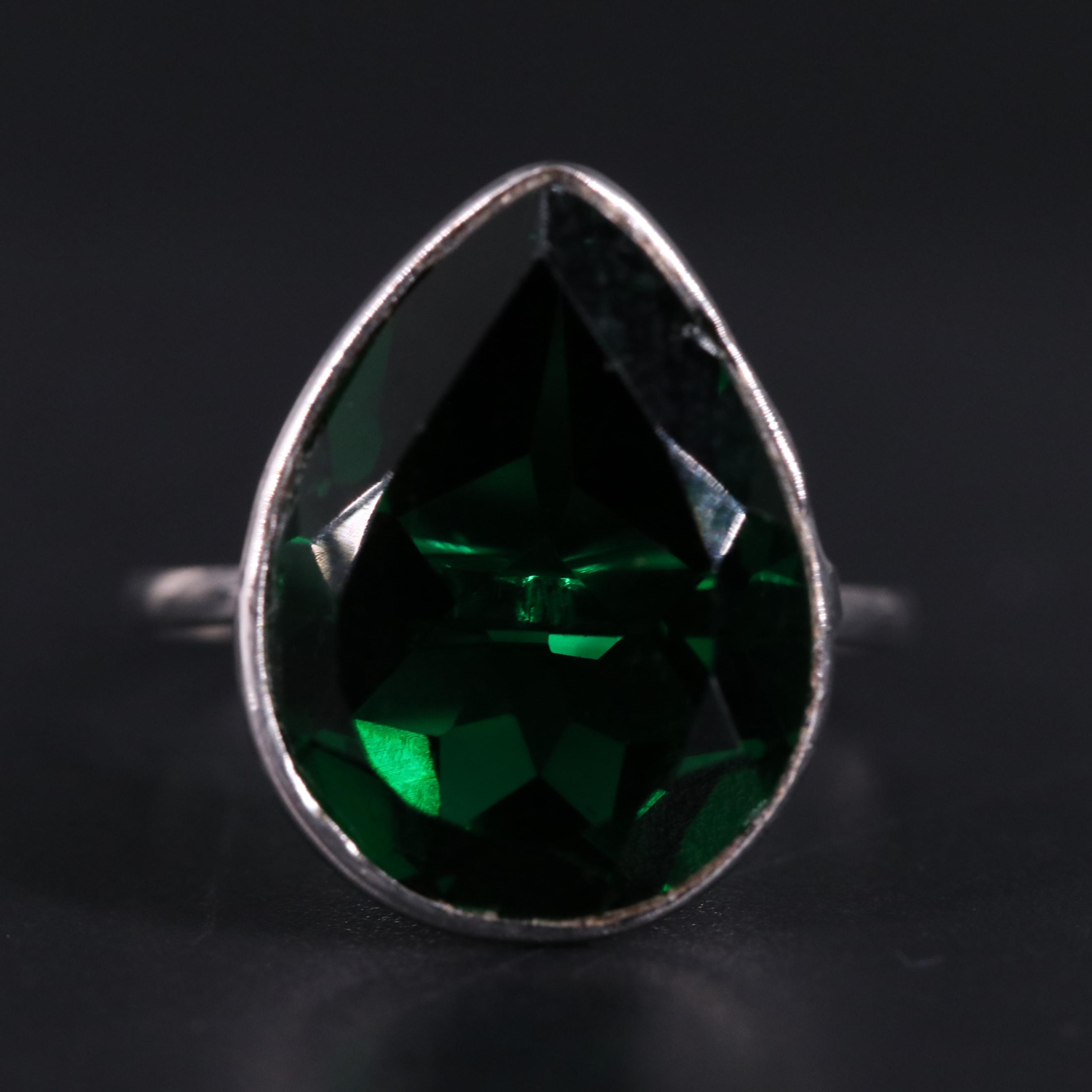 14K Emerald Ring