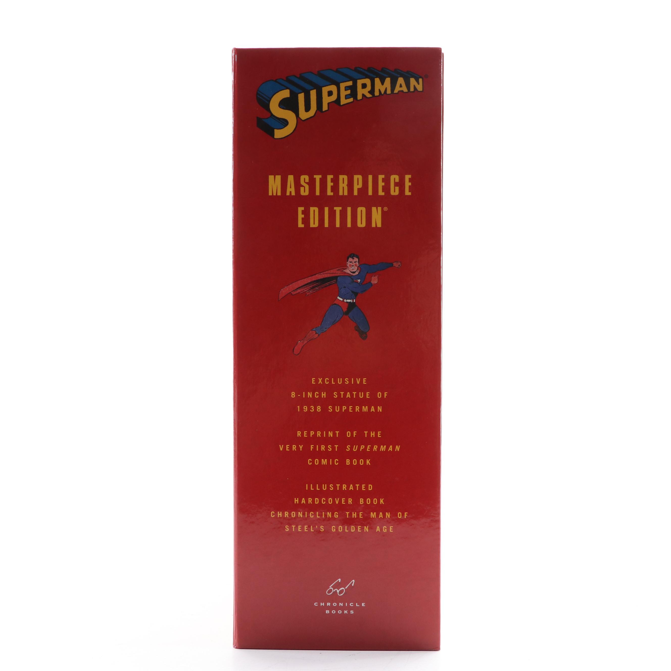 Superman Masterpiece Edition Hardcover Comic, Action Figure and More Box Set