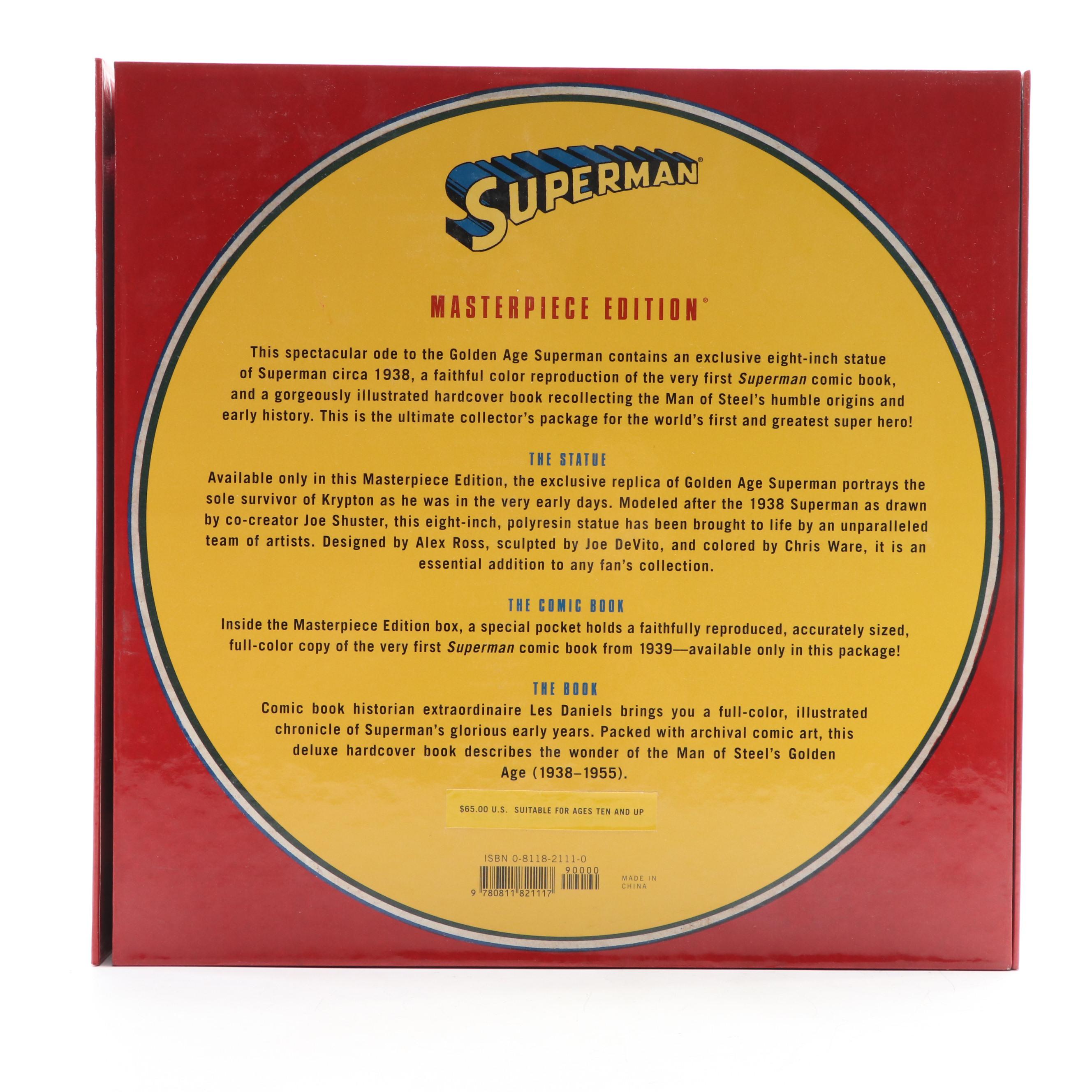 Superman Masterpiece Edition Hardcover Comic, Action Figure and More Box Set