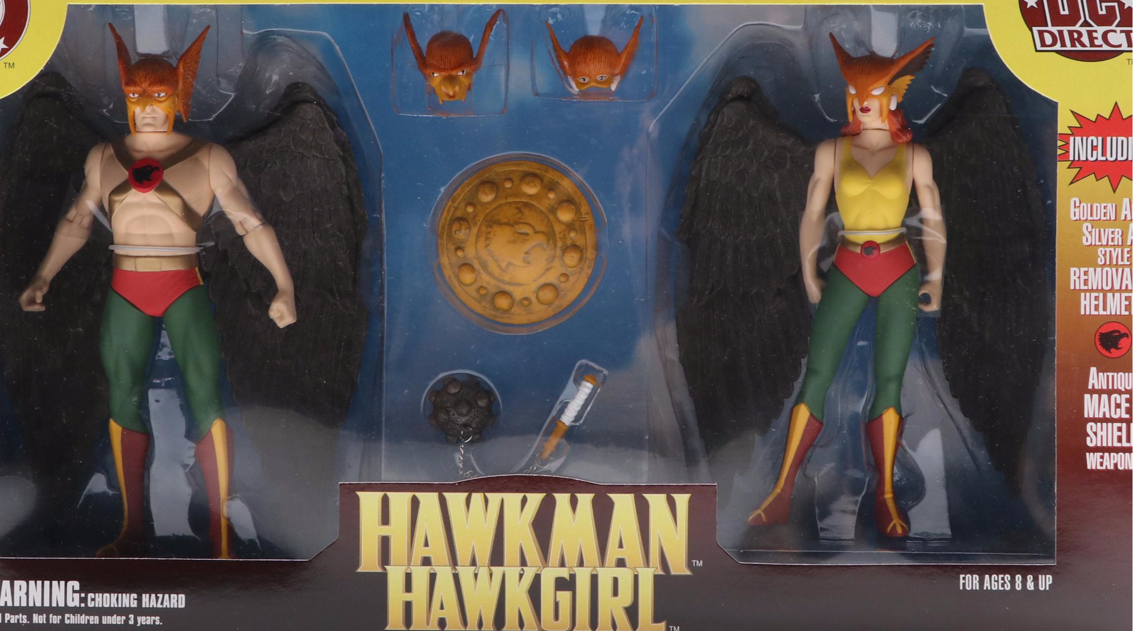 DC Direct Hawkman, Hawkgirl and Shazam! Action Figure Sets, 2000s